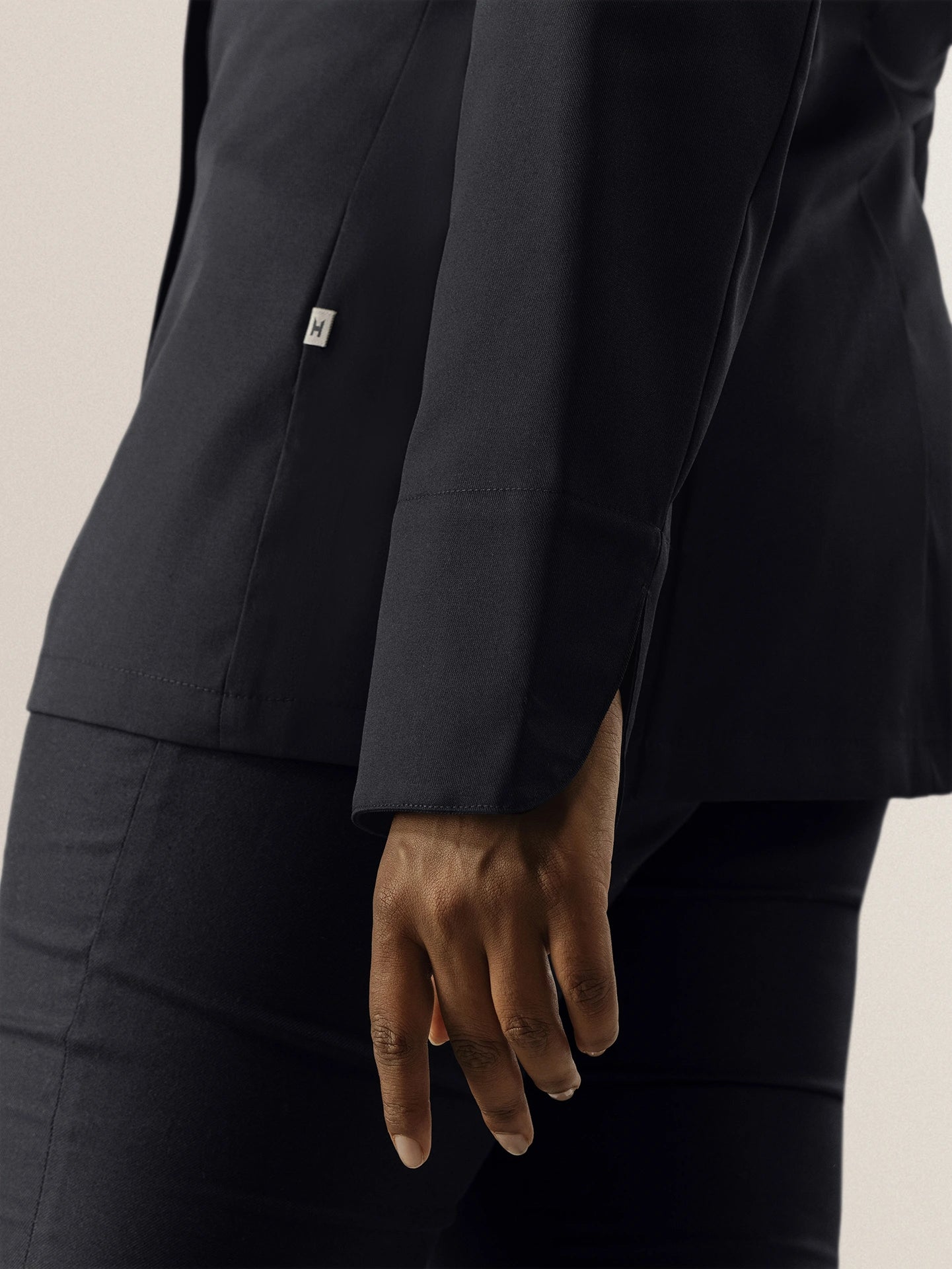 Chef Jacket Arlette Black by Le Nouveau Chef -  ChefsCotton