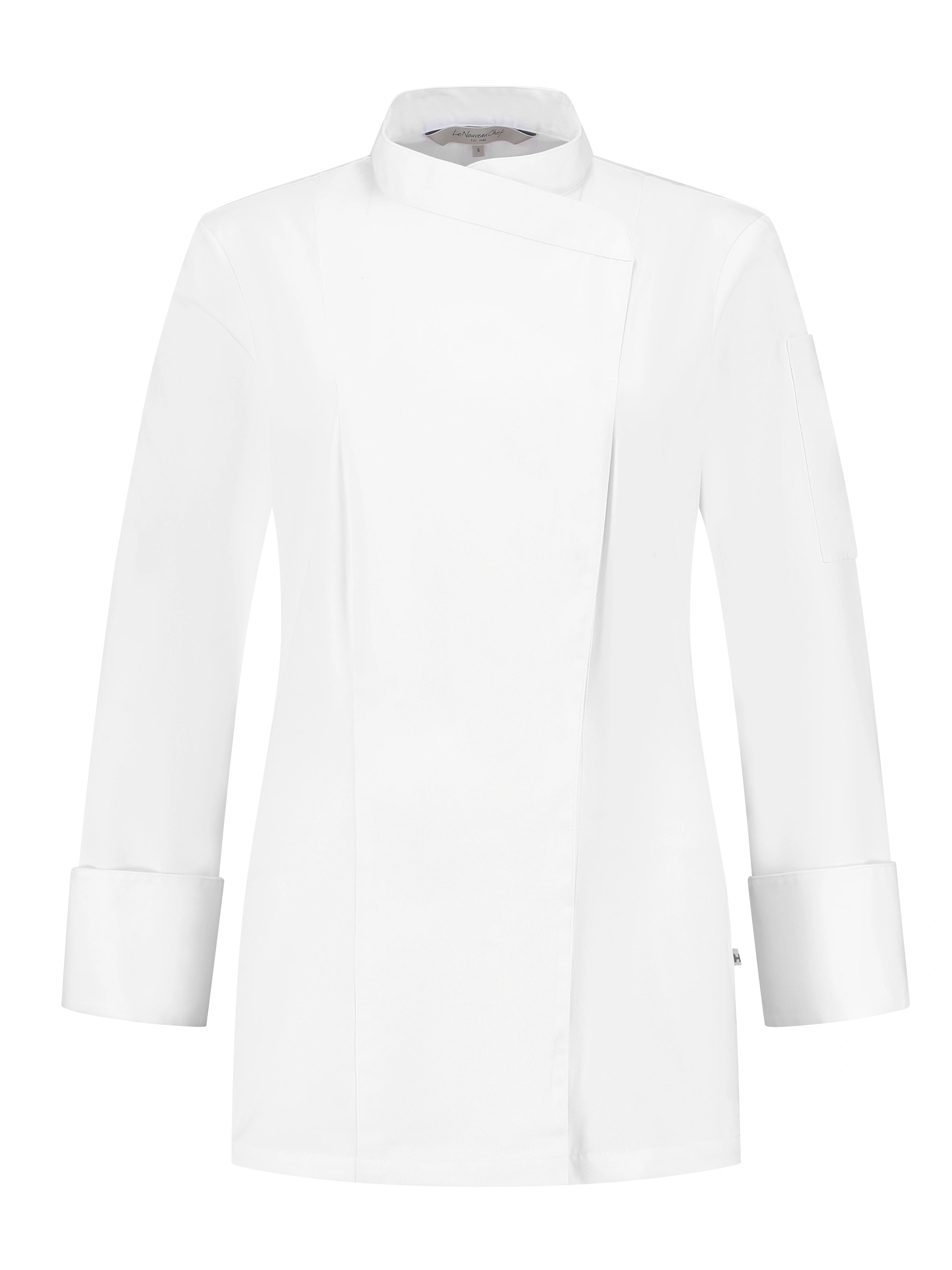 Chef Jacket Arlette White by Le Nouveau Chef -  ChefsCotton