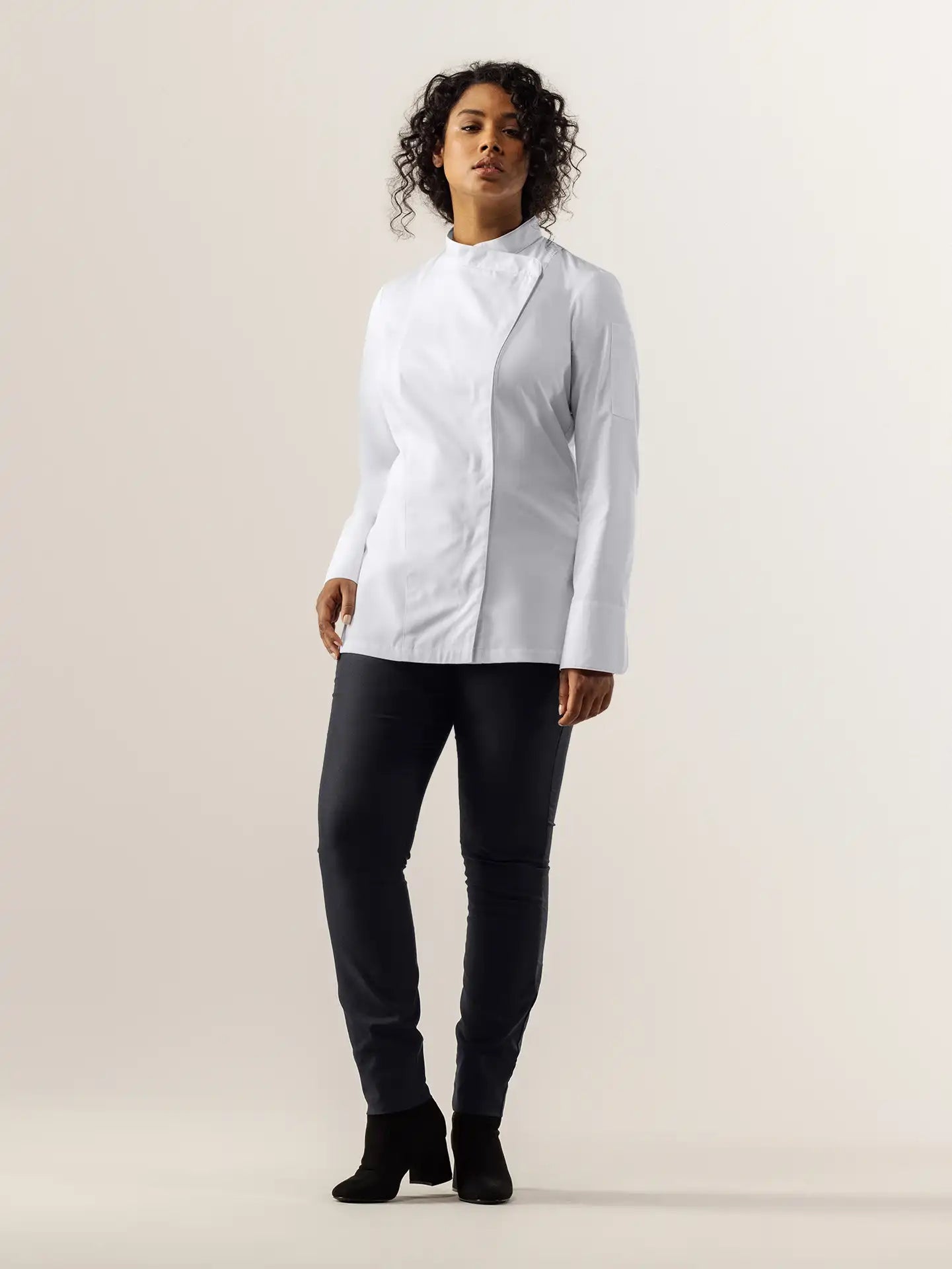Chef Jacket Arlette White by Le Nouveau Chef -  ChefsCotton