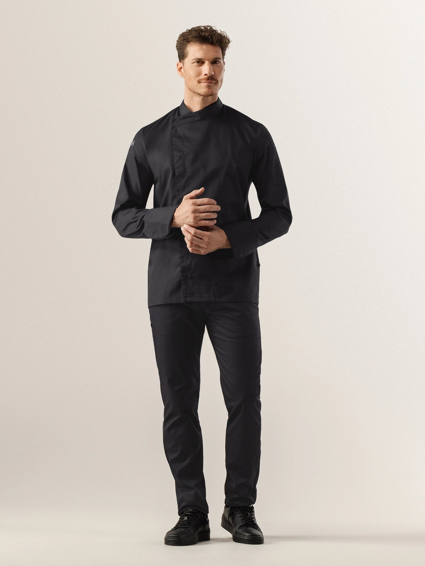 Chef Jacket Arnoux Black by Le Nouveau Chef -  ChefsCotton