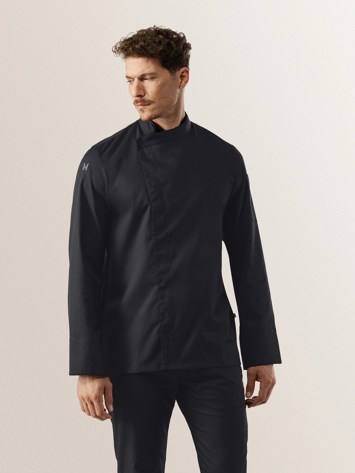 Chef Jacket Arnoux Black by Le Nouveau Chef -  ChefsCotton