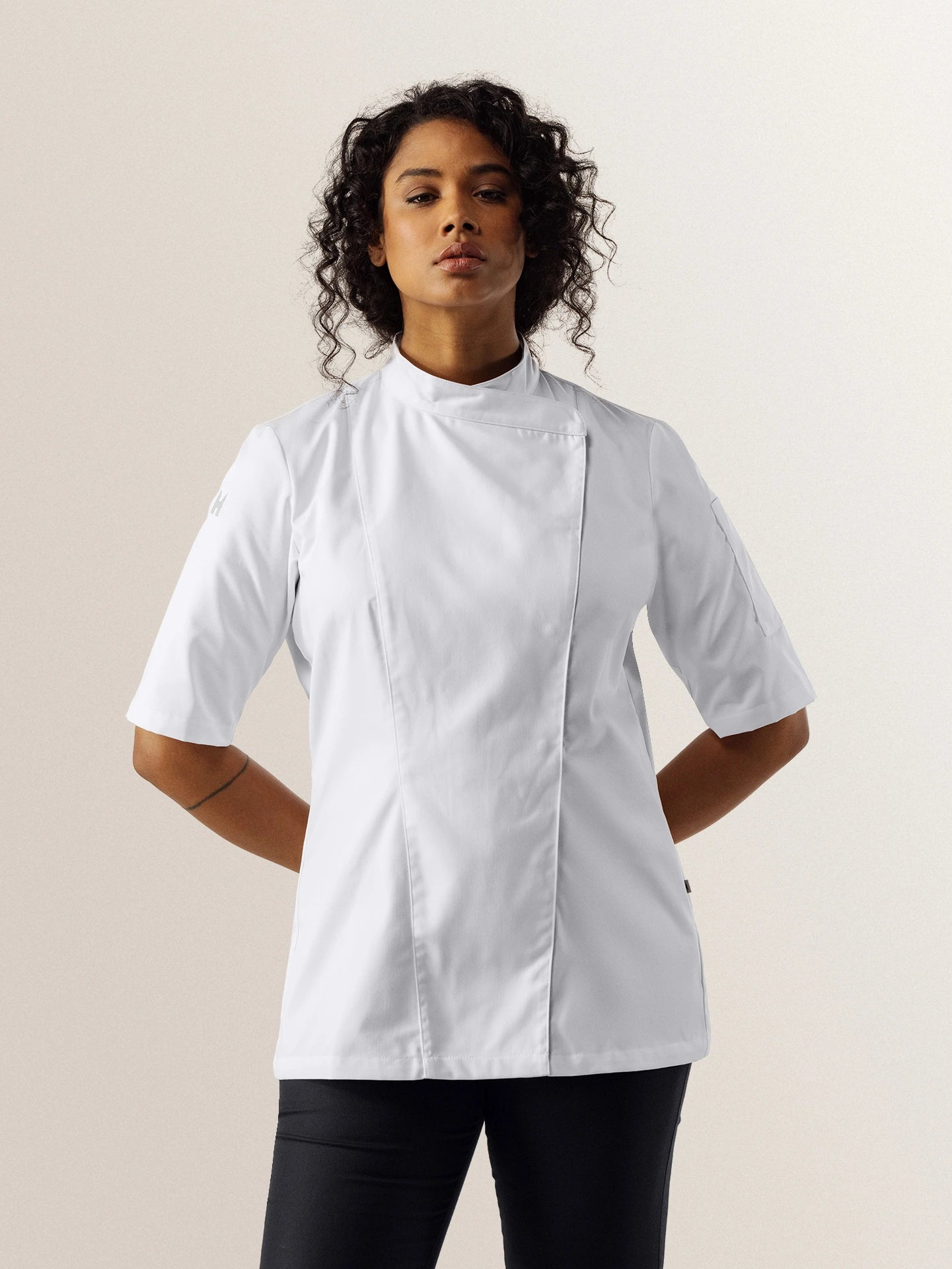Chef Jacket Brunelle White by Le Nouveau Chef -  ChefsCotton