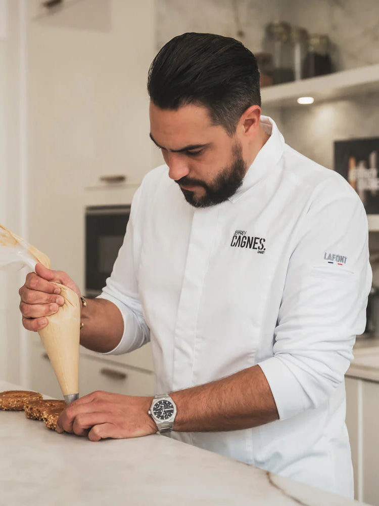 Chef Jacket Cardamom 2 White by LaFont -  ChefsCotton
