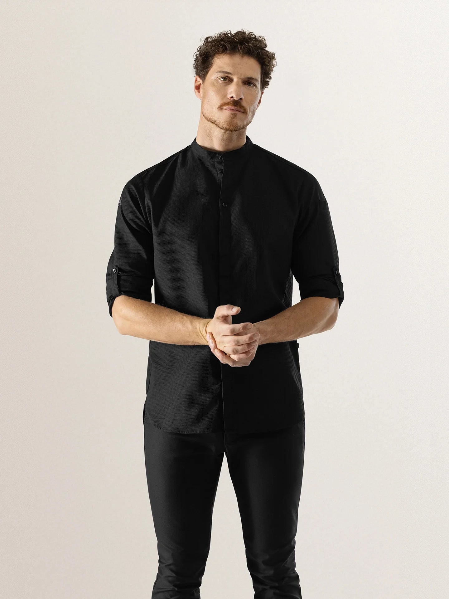 Chef Jacket Chavi Black by Le Nouveau Chef - ChefsCotton
