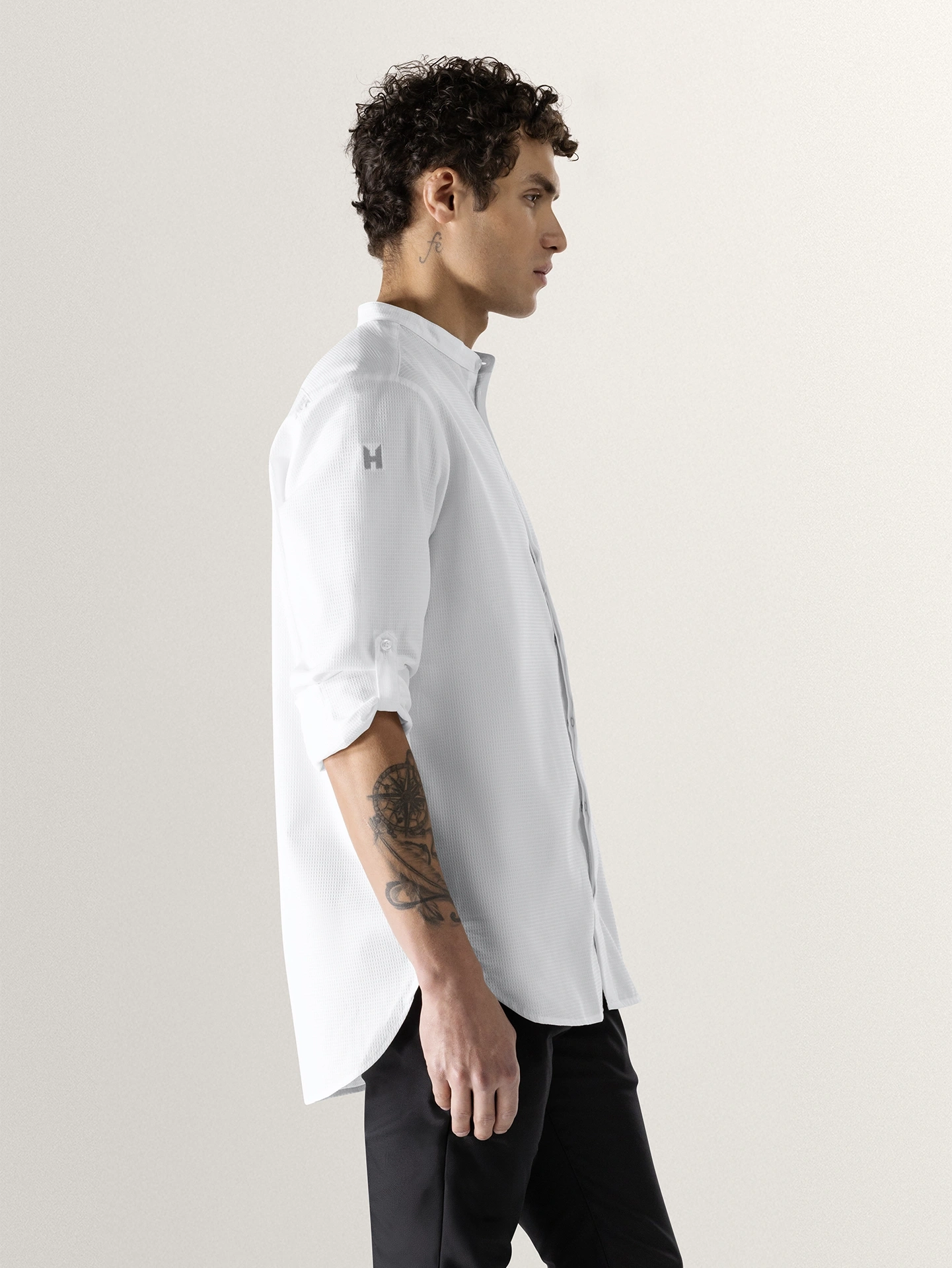 Loose Fit Chef Jacket Chavi White Le Nouveau Chef ChefsCotton