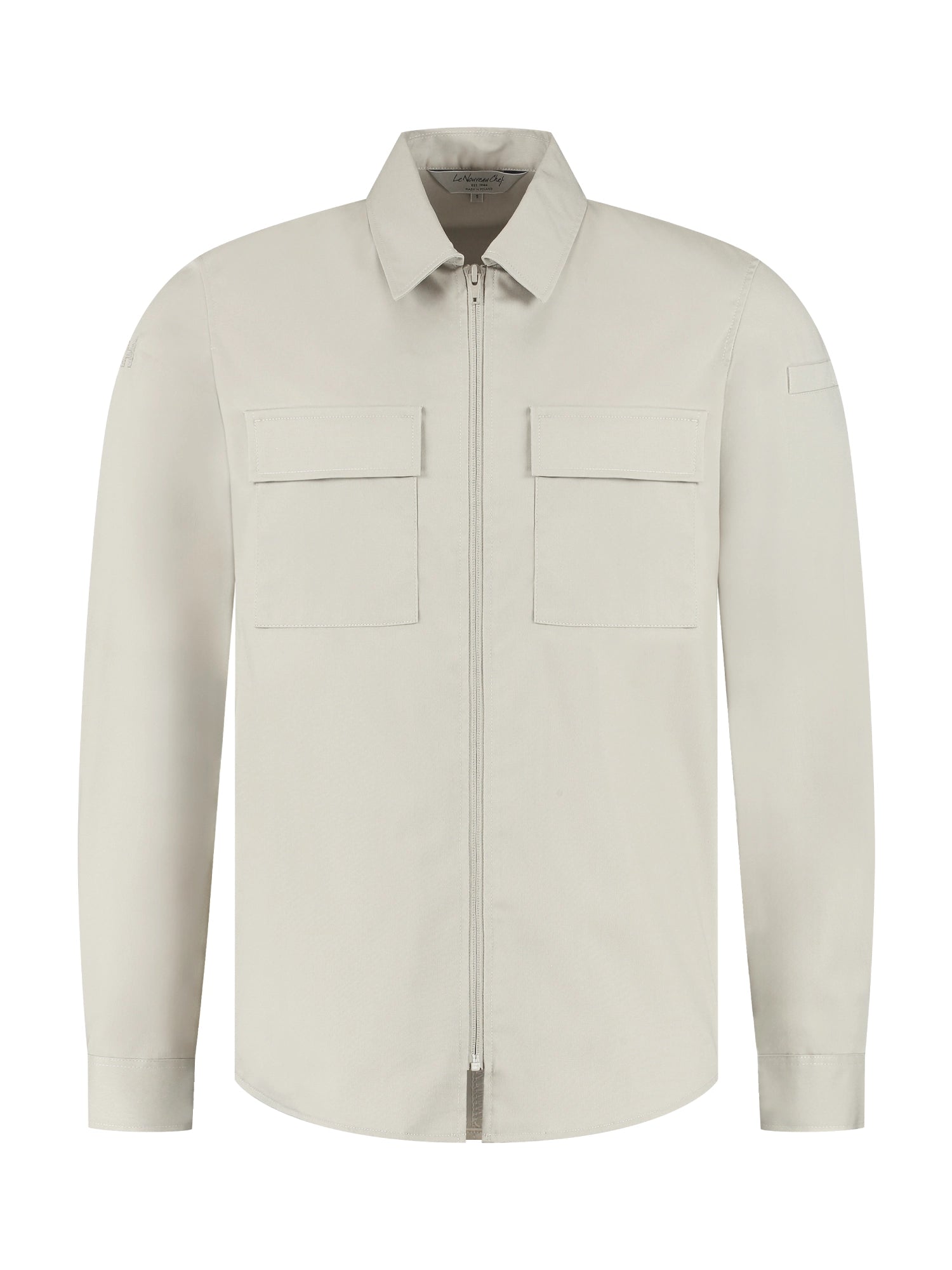 Chef Jacket Damian Stone Le Nouveau Chef with zipper and overshirt ChefsCotton