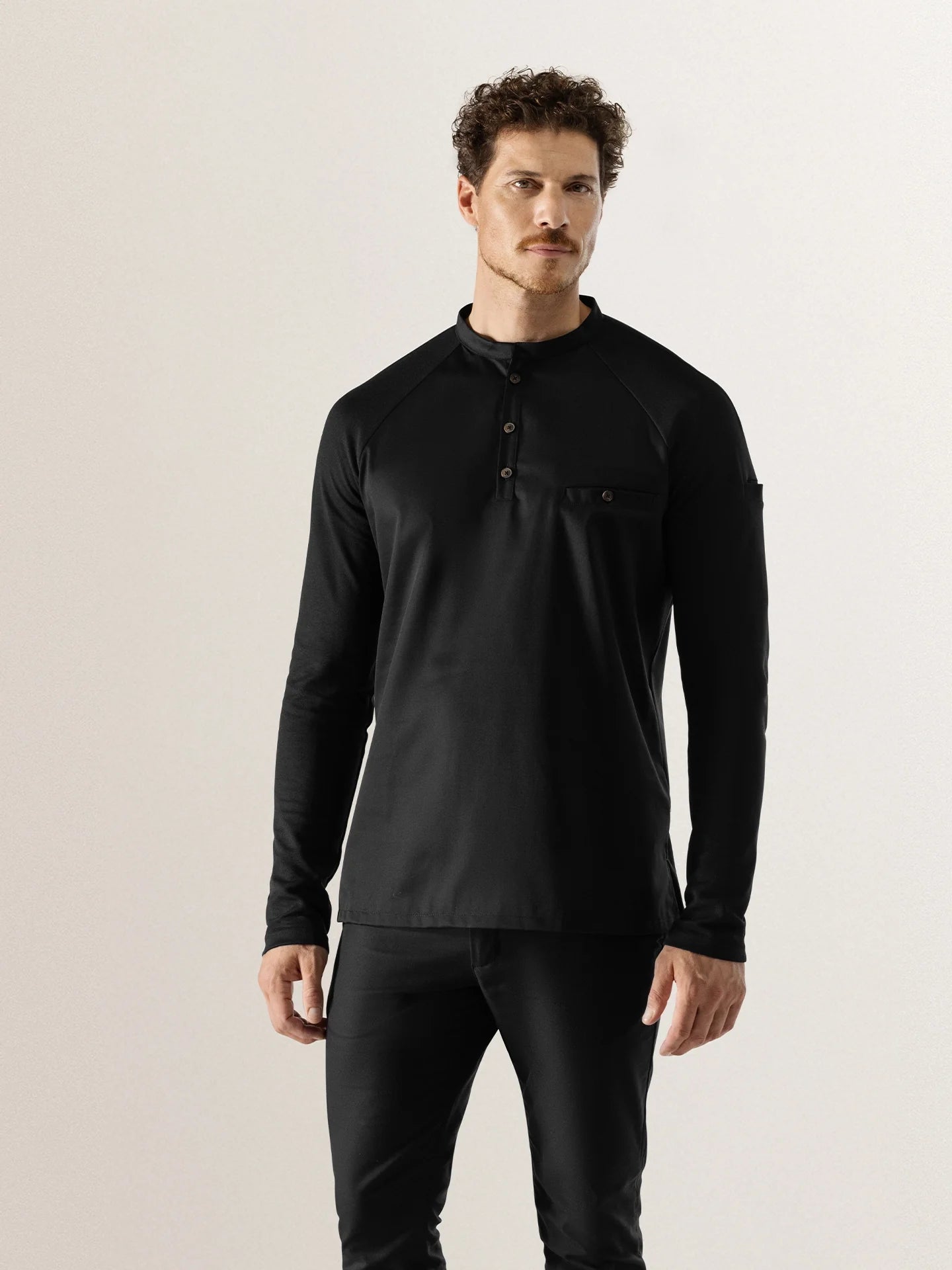 Chef Jacket Elias Black by Le Nouveau Chef -  ChefsCotton