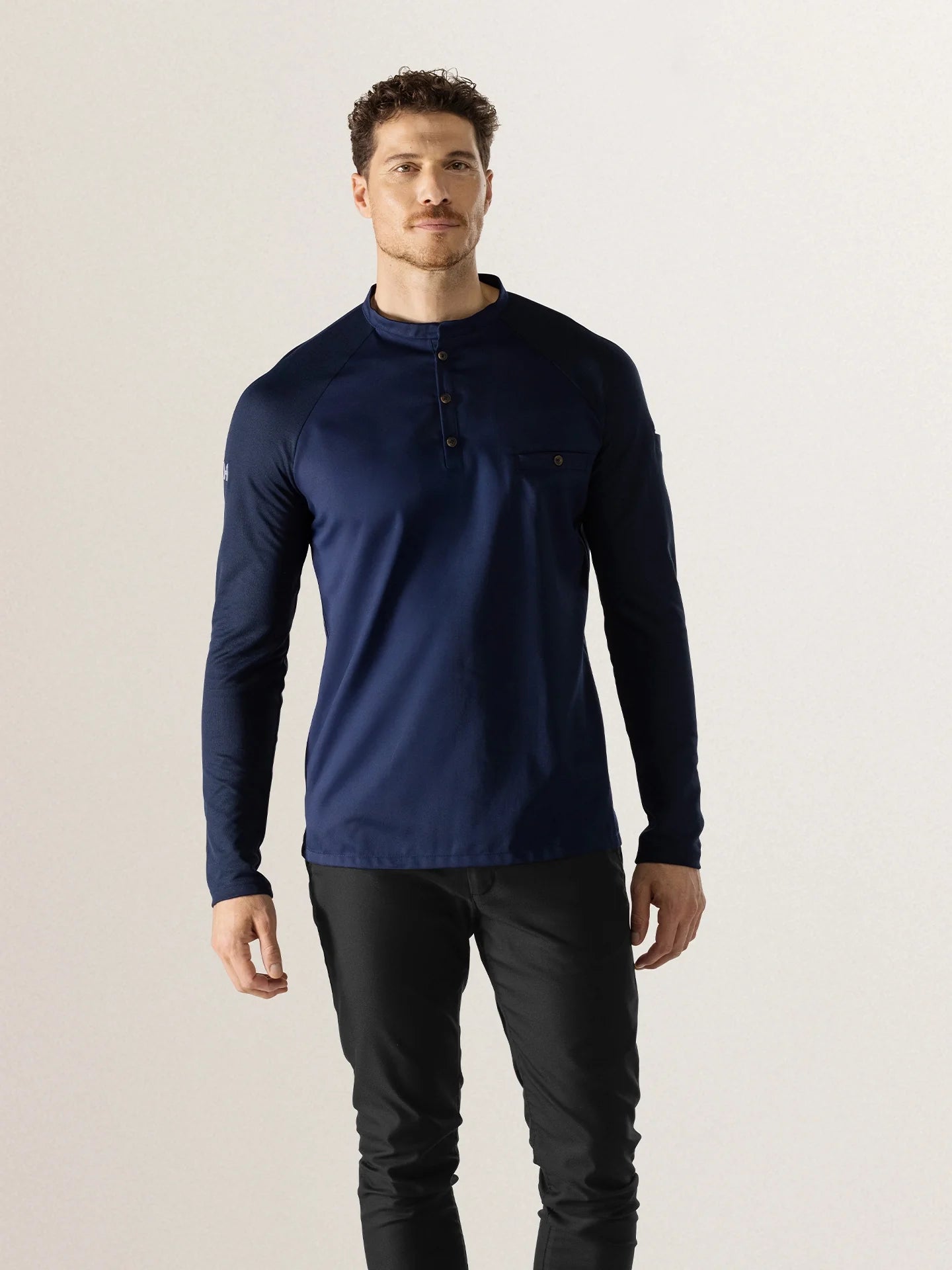 Chef Jacket Elias Patriot Blue by Le Nouveau Chef -  ChefsCotton