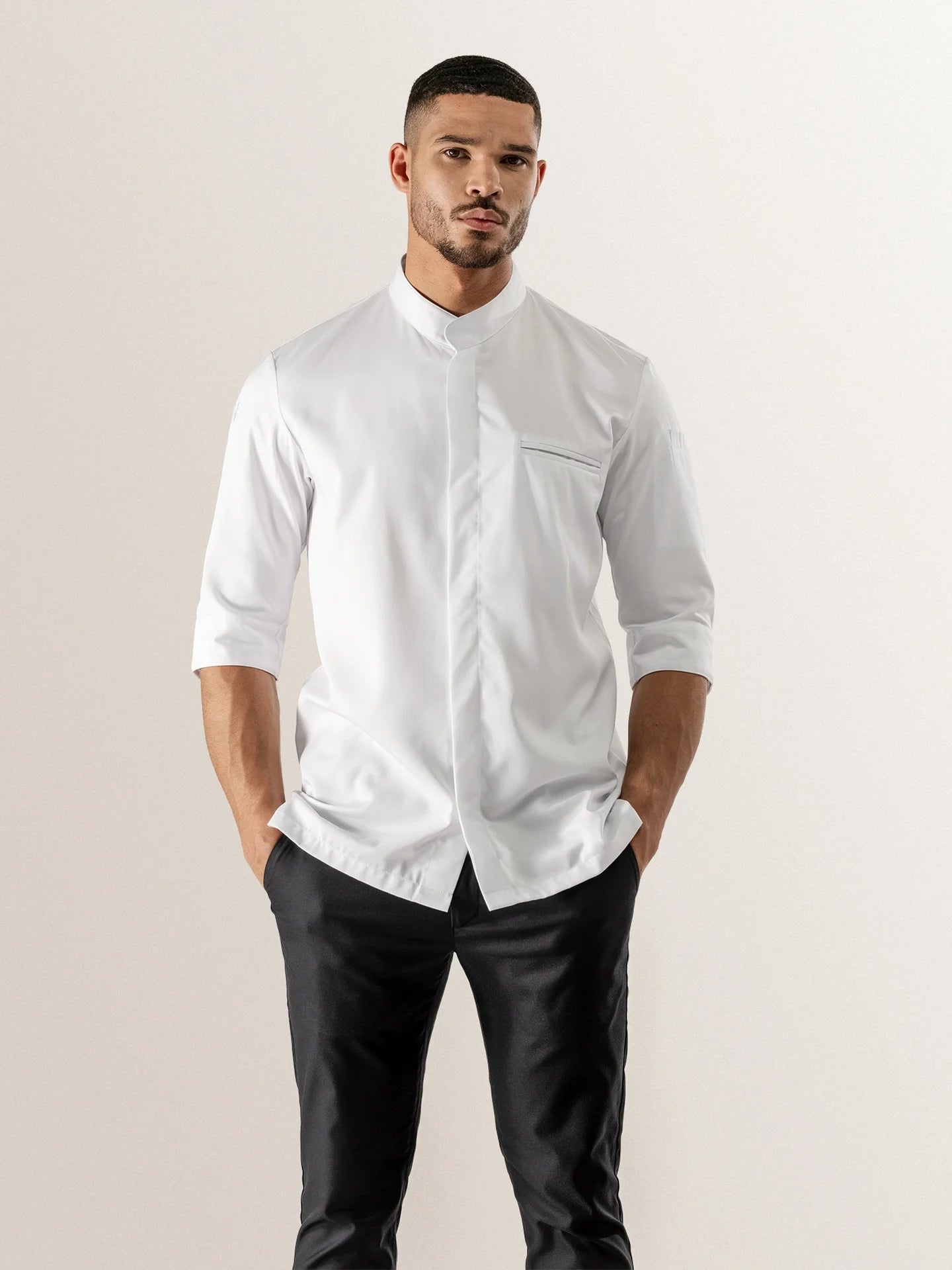 Chef Jacket Fabian White by Le Nouveau Chef -  ChefsCotton