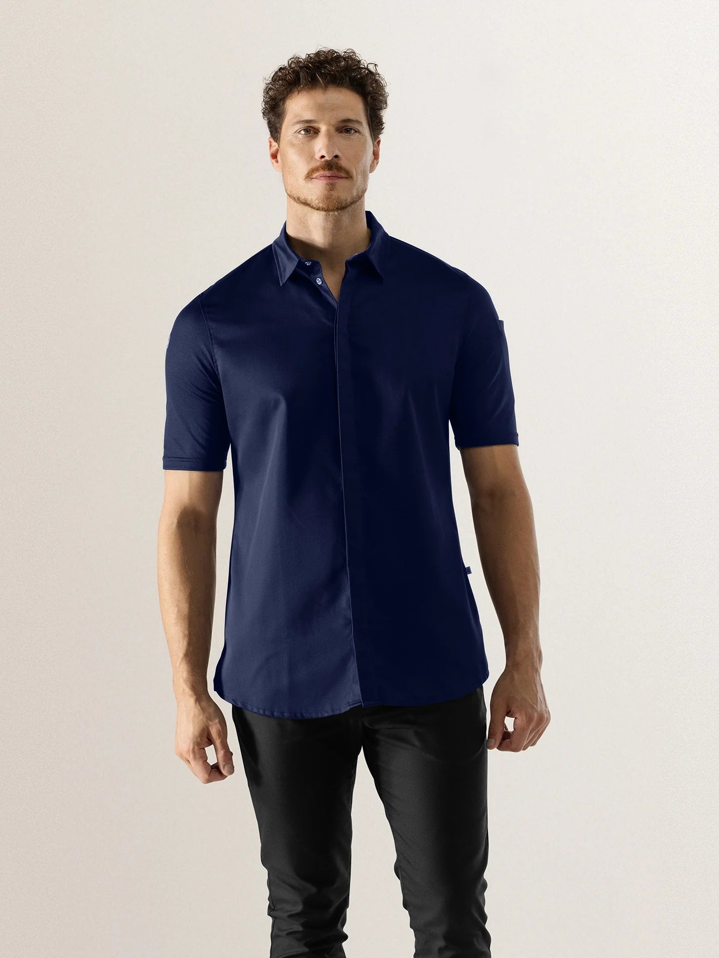 Chef Jacket Gilles Patriot Blue by Le Nouveau Chef -  ChefsCotton