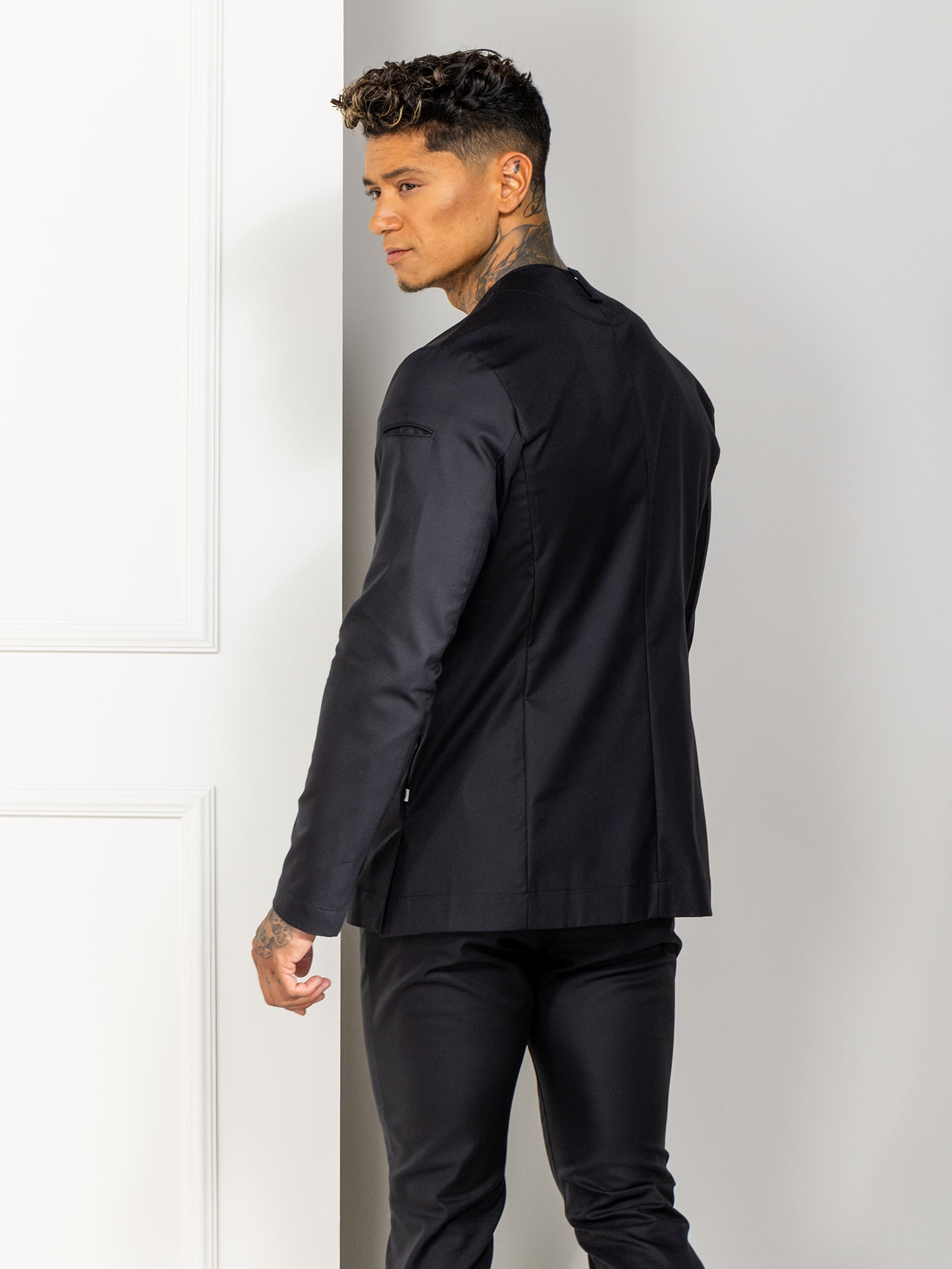 Chef Jacket Jason Black by Le Nouveau Chef -  ChefsCotton