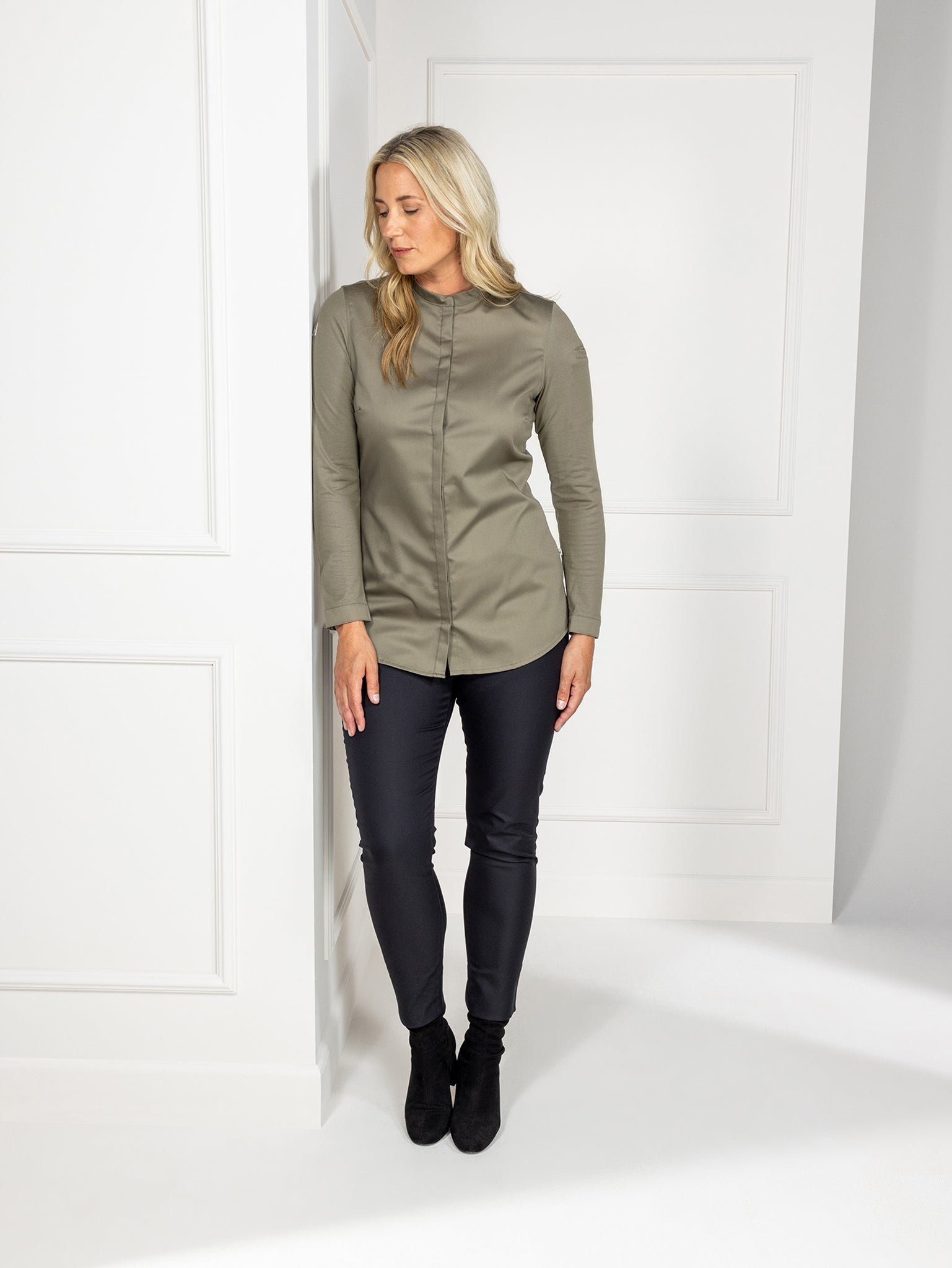 Chef Jacket Jolie Olivette by Le Nouveau Chef -  ChefsCotton