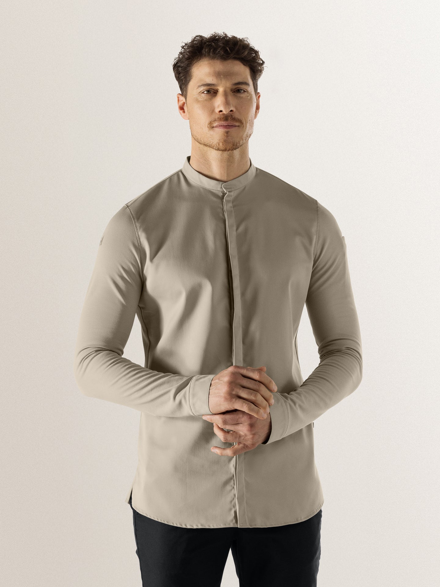 Chef Jacket Julien Stone by Le Nouveau Chef - ChefsCotton - front view
