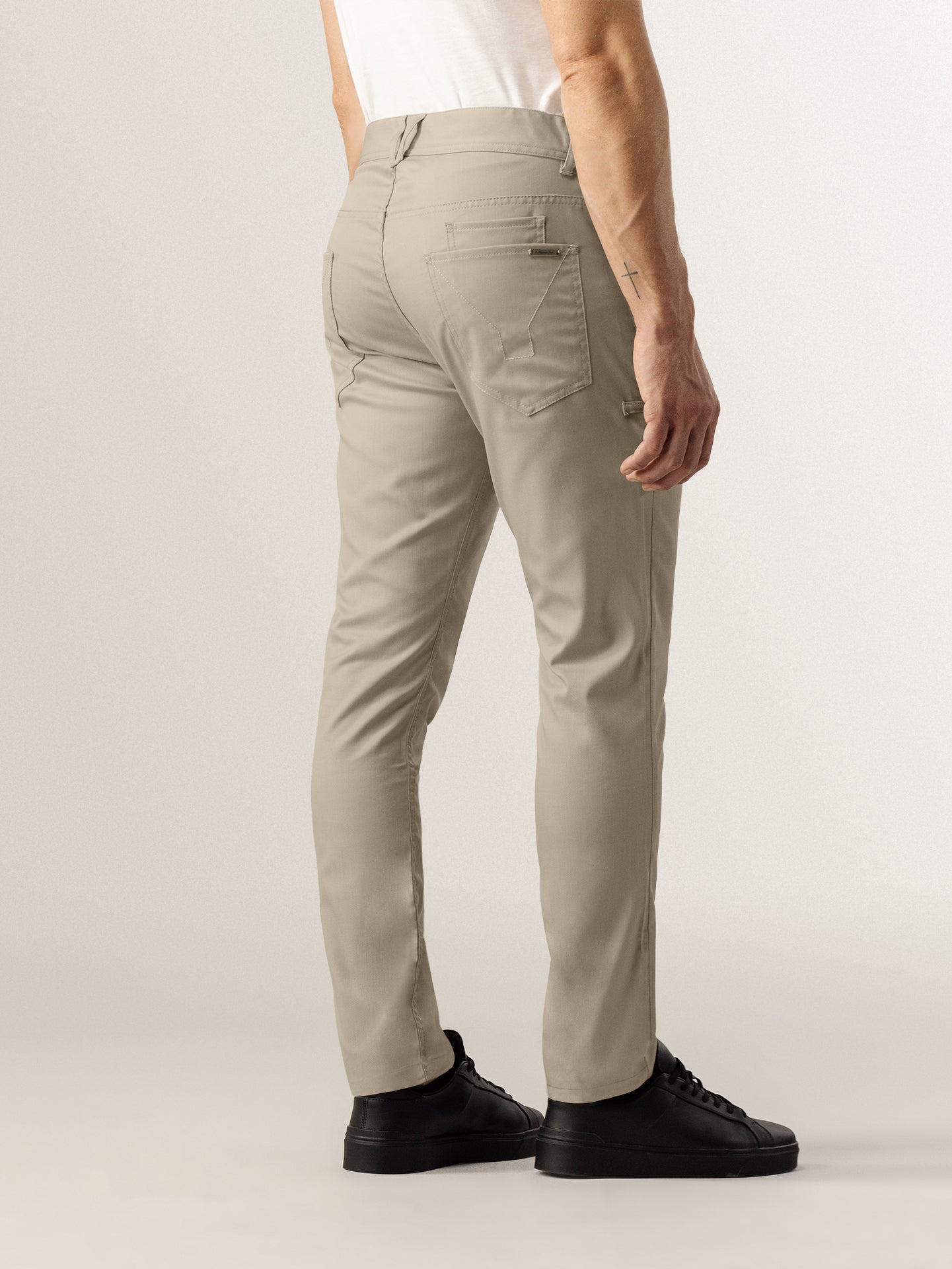 Chef Pants Chicago Sand Denim by Le Nouveau Chef -  ChefsCotton