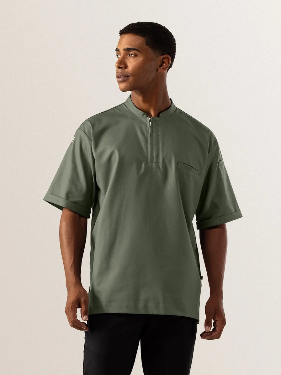 Chef T-shirt Henrique Pine Green by Le Nouveau Chef -  ChefsCotton