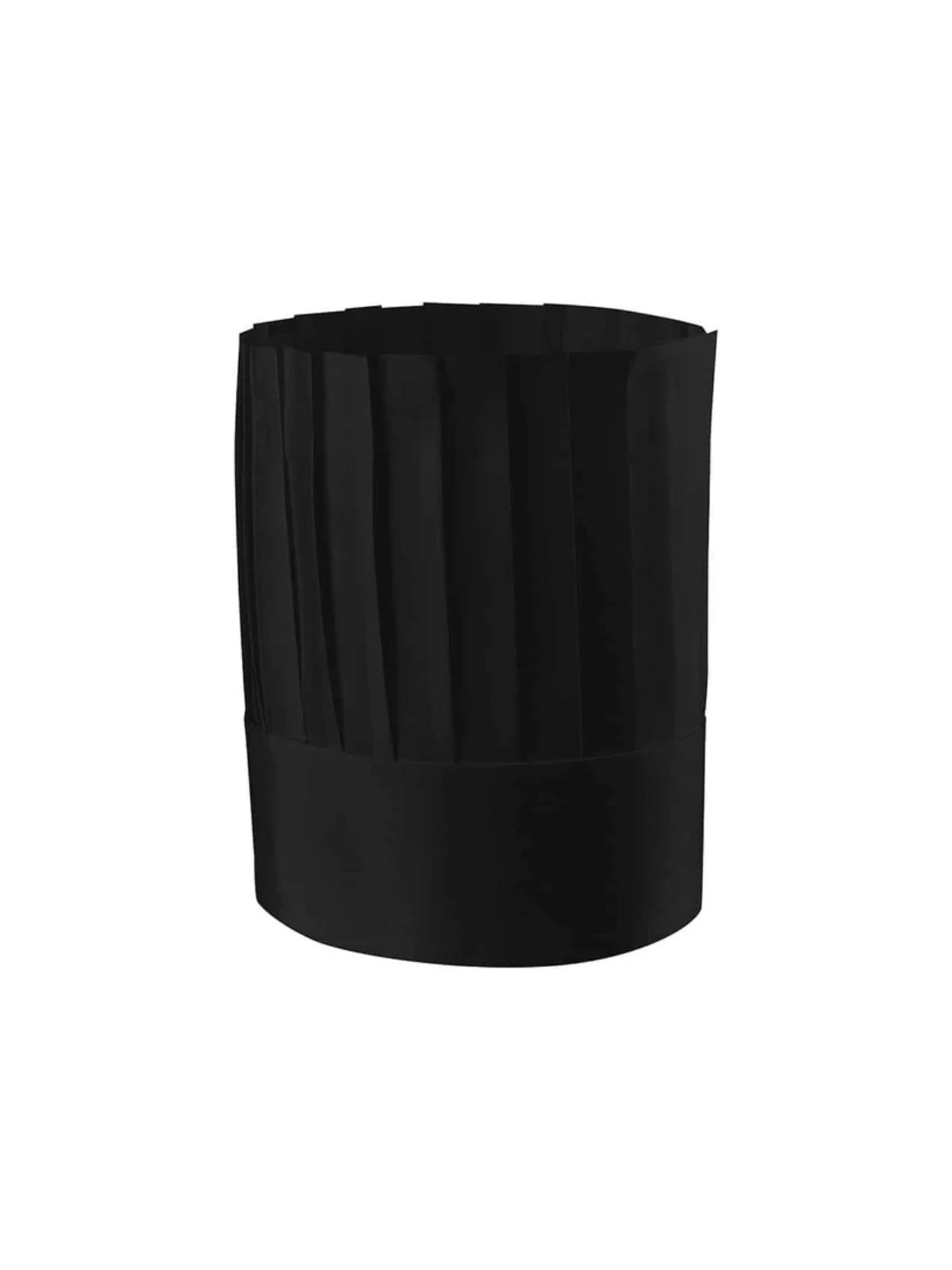 Chef's Hat Straight Unwoven Millefeuille Black (Per 10 Units)