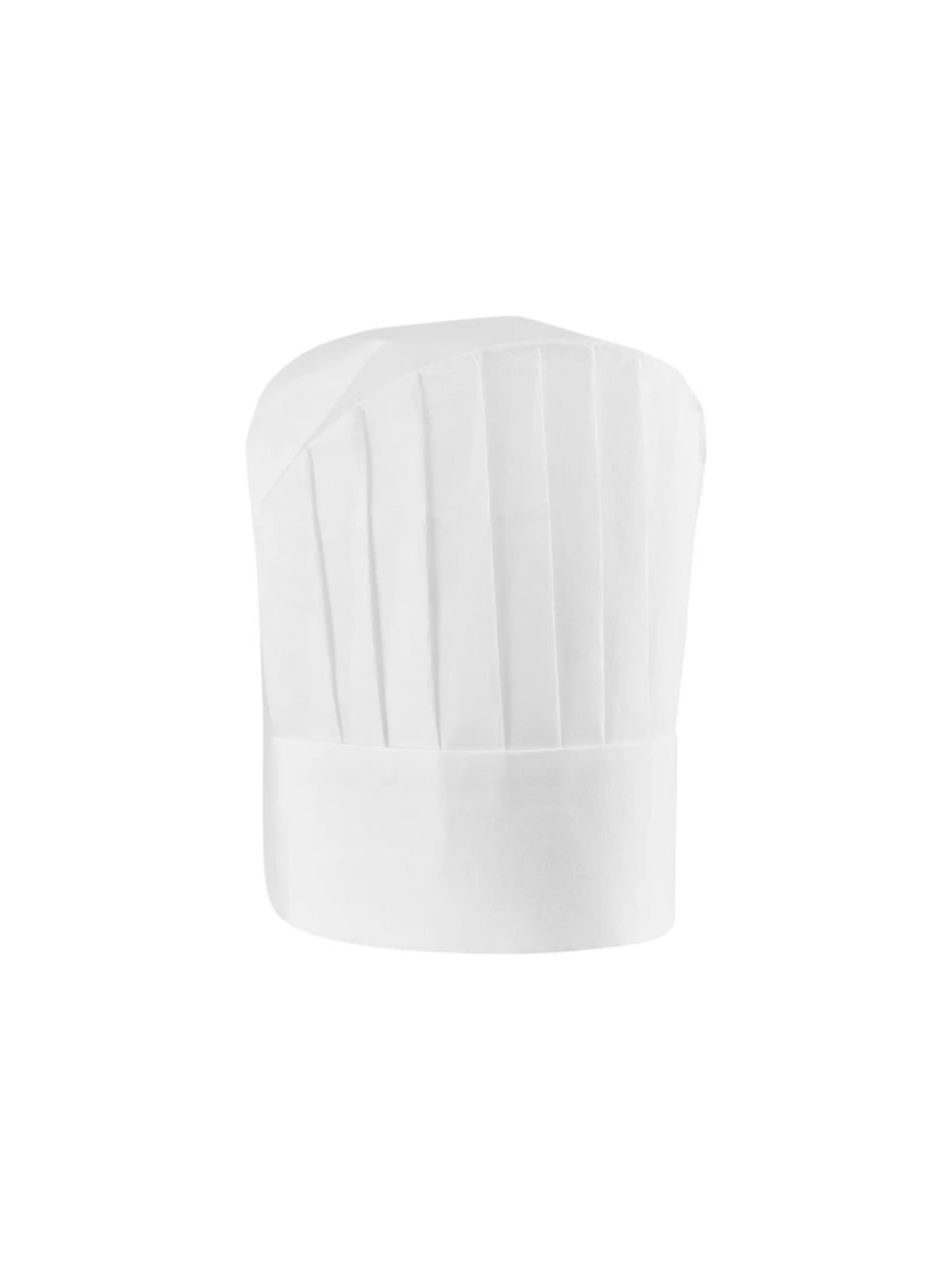 Chef's Hat Straight Unwoven Millefeuille White (Per 10 Units)