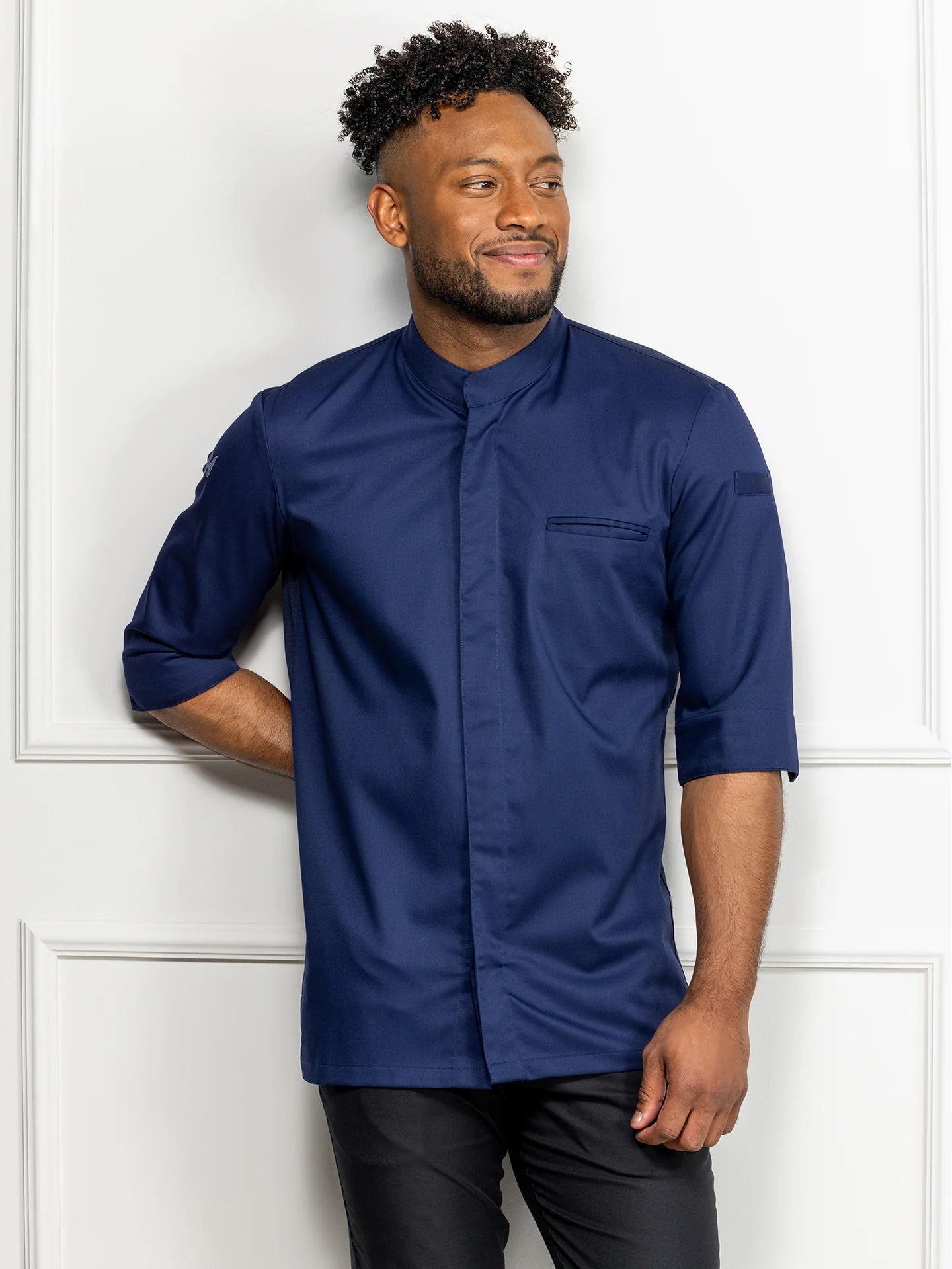 Chef Jacket Fabian Patriot Blue by Le Nouveau Chef -  ChefsCotton