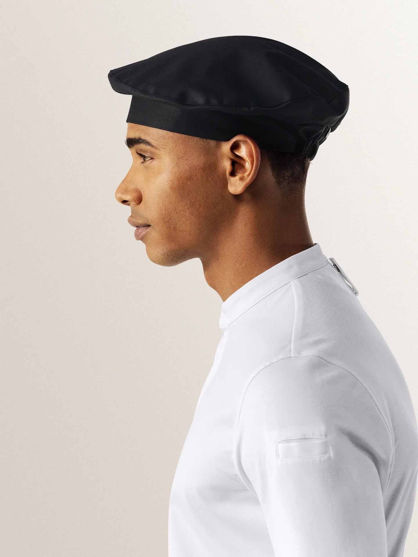 Chef Hat Baret Black by Le Nouveau Chef -  ChefsCotton