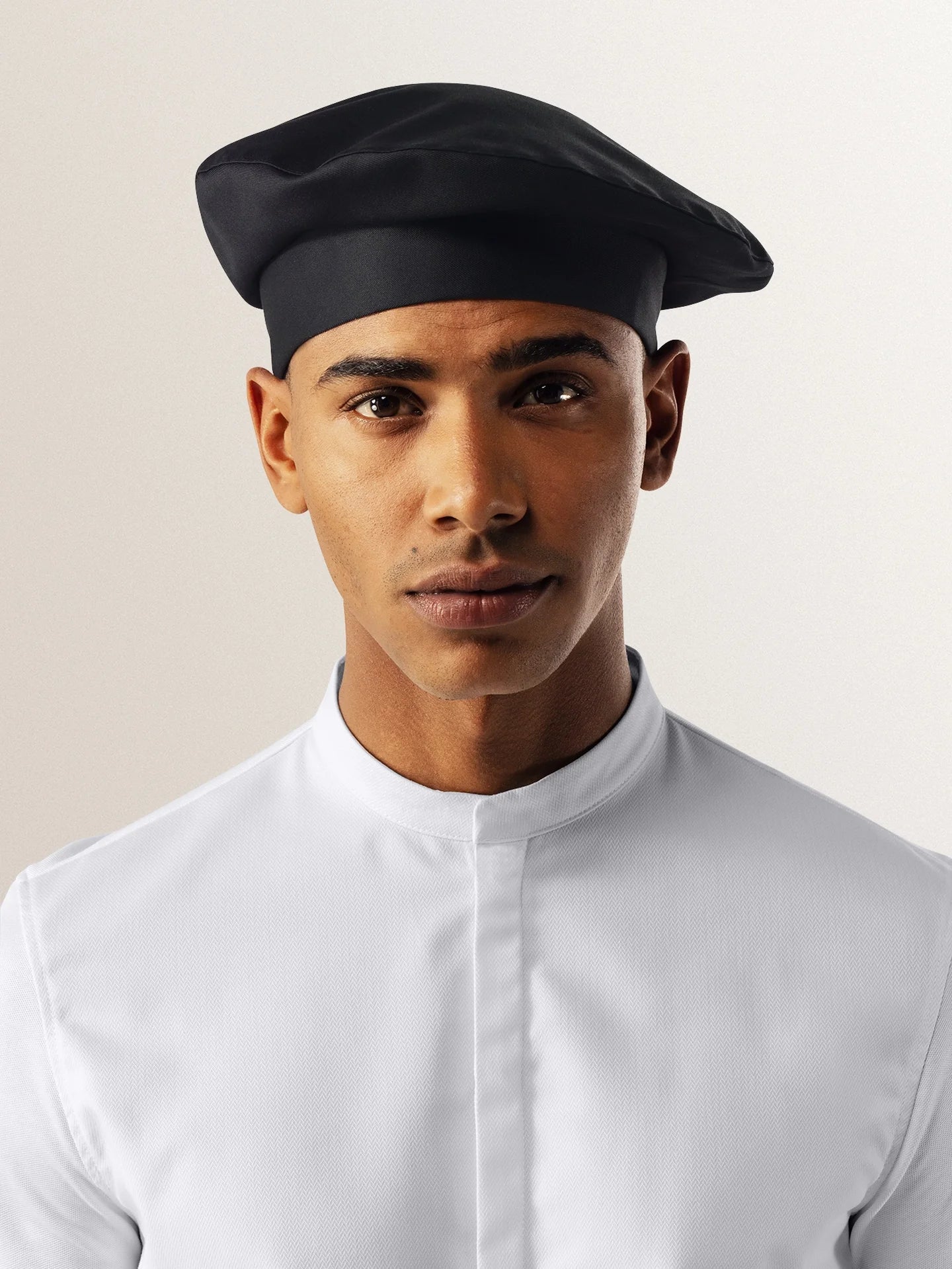 Chef Hat Baret Black by Le Nouveau Chef -  ChefsCotton