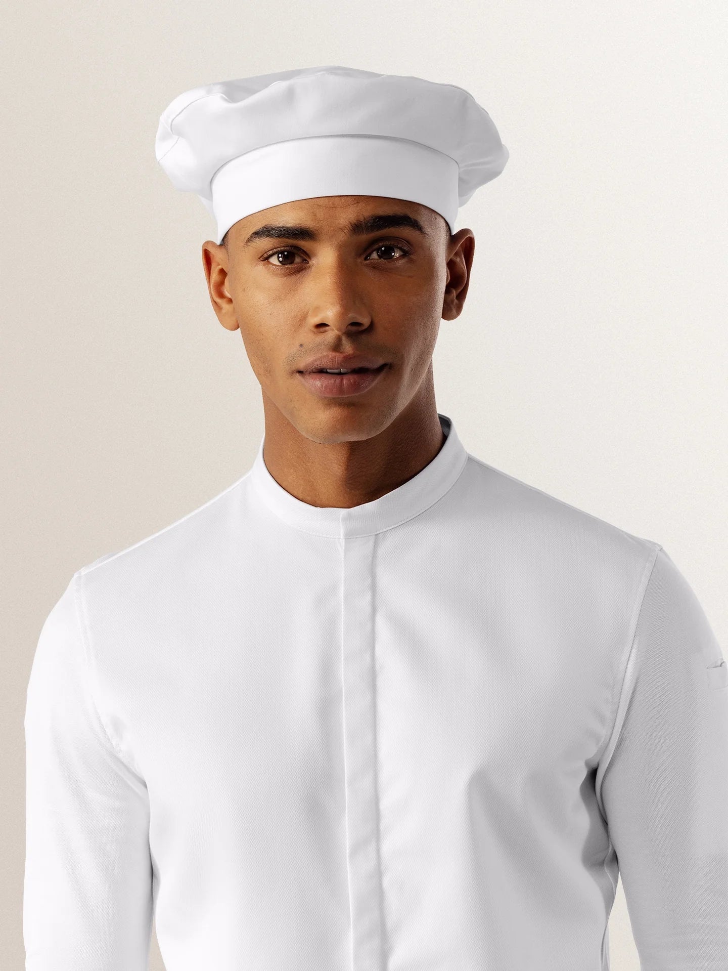 Chef Hat Baret White by Le Nouveau Chef -  ChefsCotton