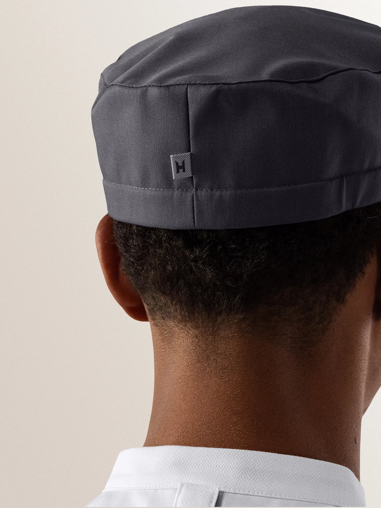 Chef Hat Fez Nimbus Grey by Le Nouveau Chef -  ChefsCotton
