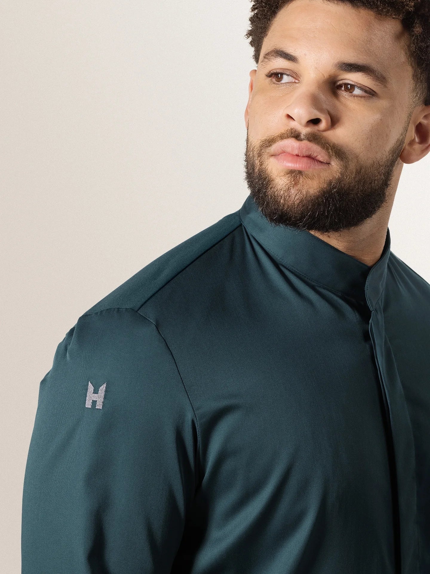 Chef Jacket Alain Petrol by Le Nouveau Chef -  ChefsCotton