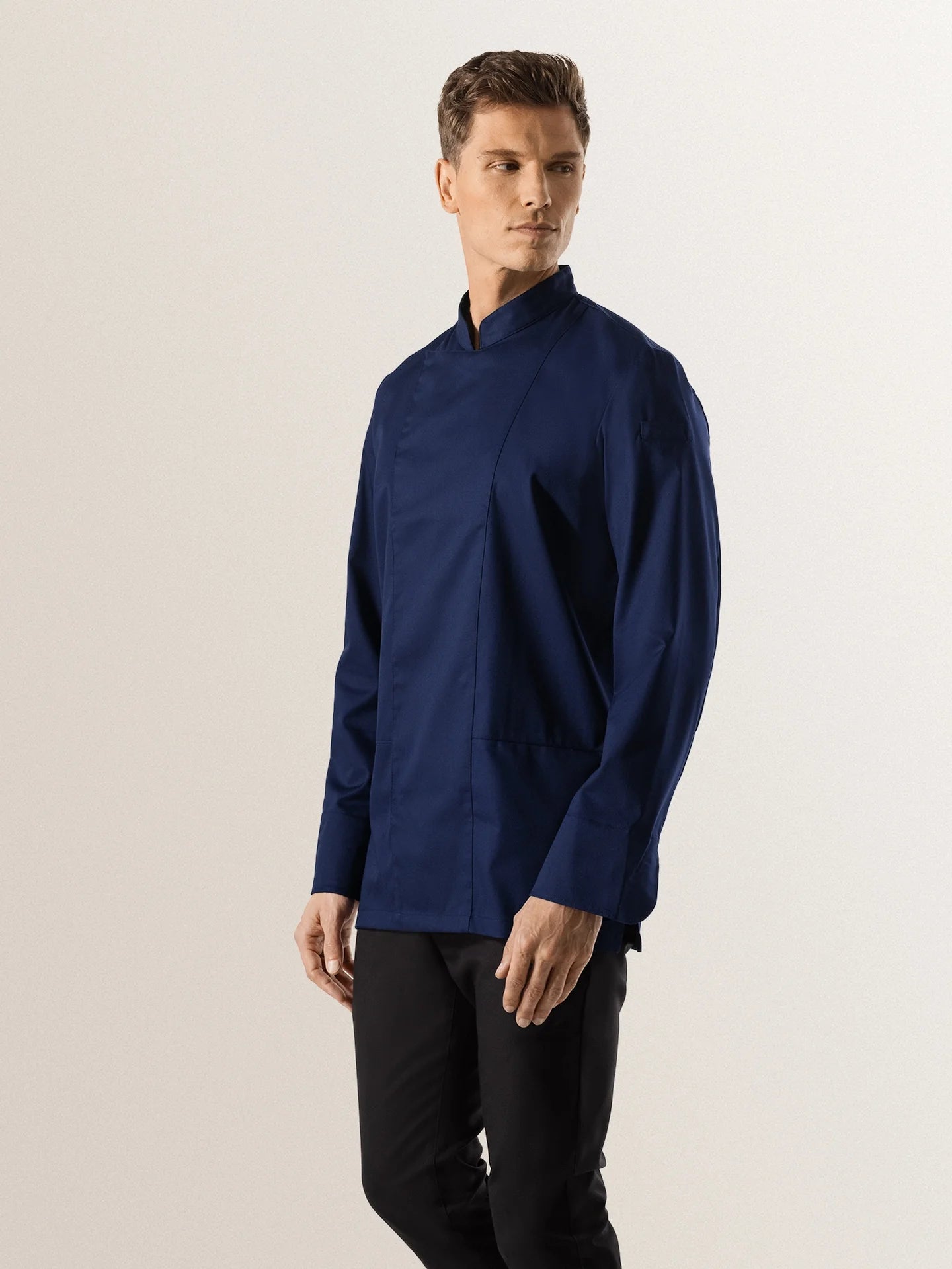 Chef Jacket Dave Navy by Le Nouveau Chef -  ChefsCotton