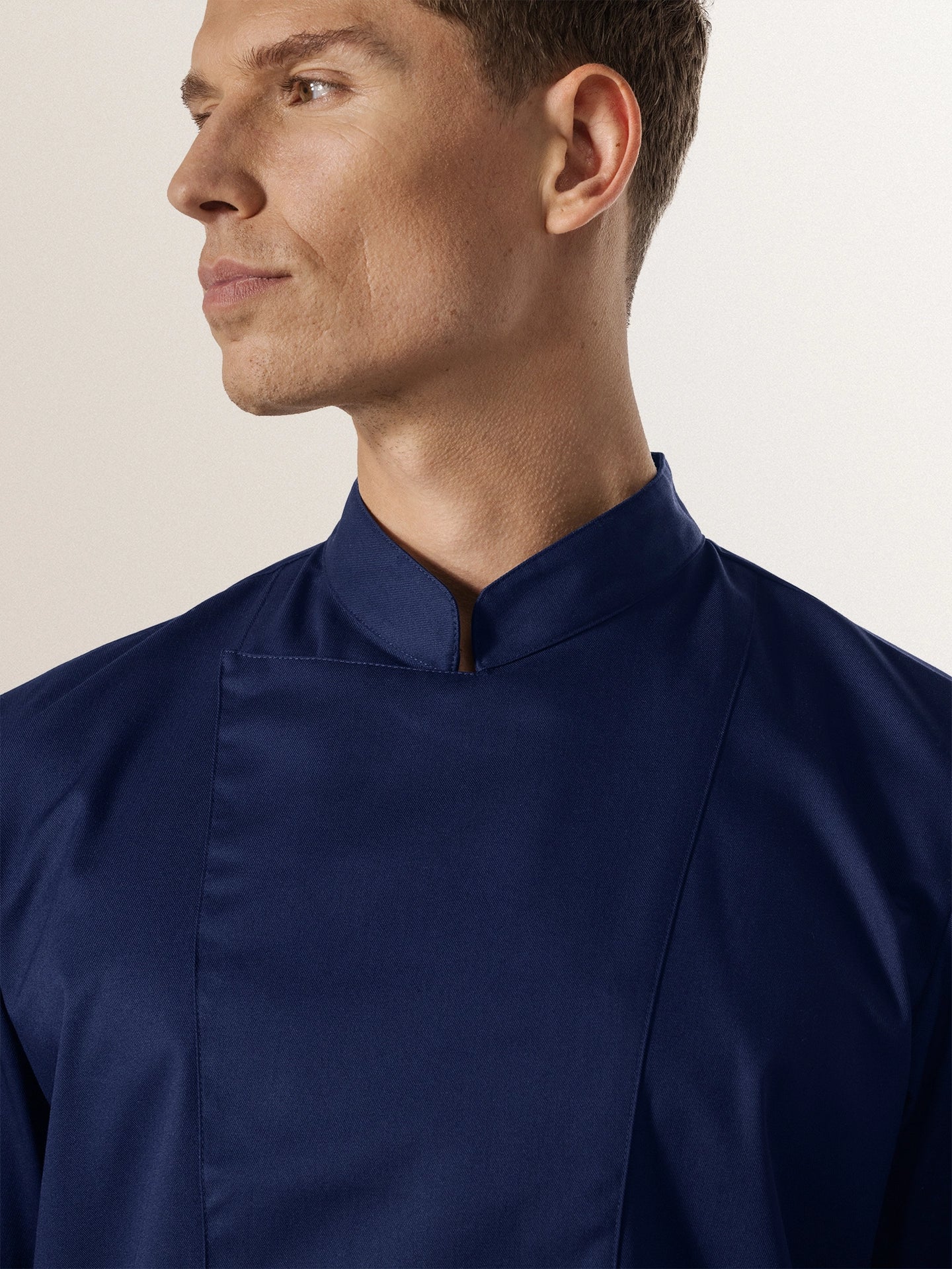Chef Jacket Dave Navy by Le Nouveau Chef -  ChefsCotton