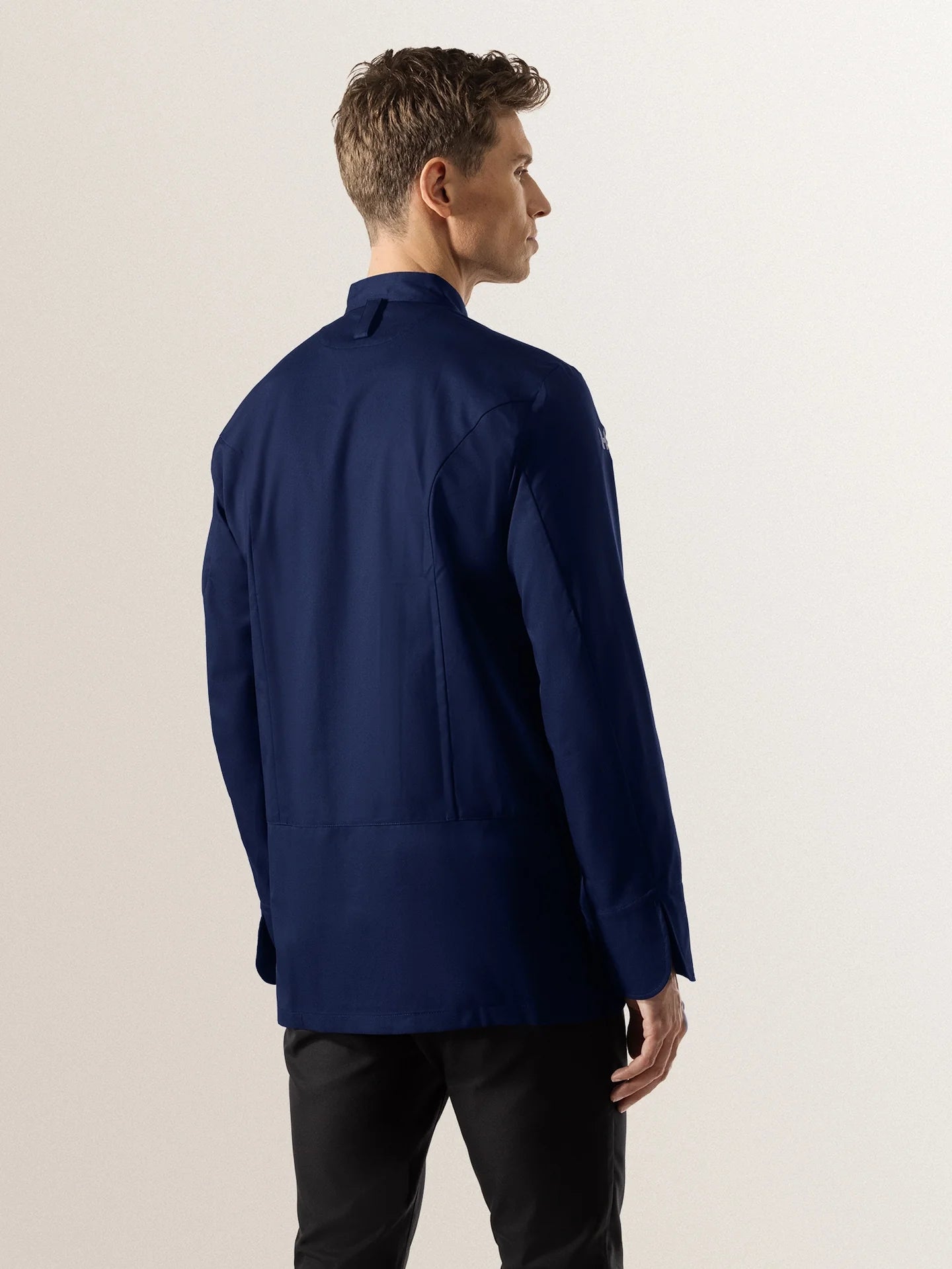 Chef Jacket Dave Navy by Le Nouveau Chef -  ChefsCotton