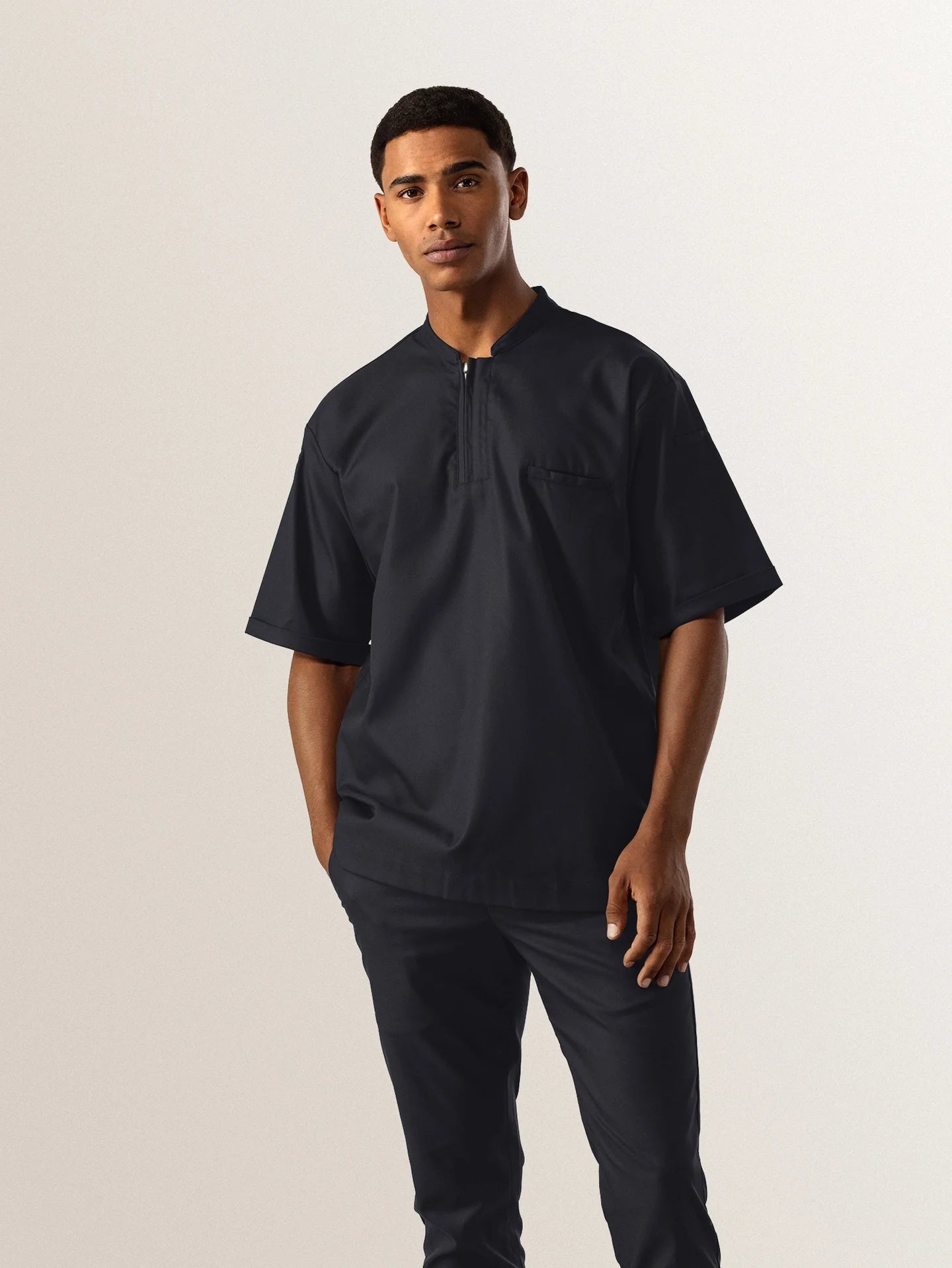 Chef T-shirt Henrique Black by Le Nouveau Chef -  ChefsCotton