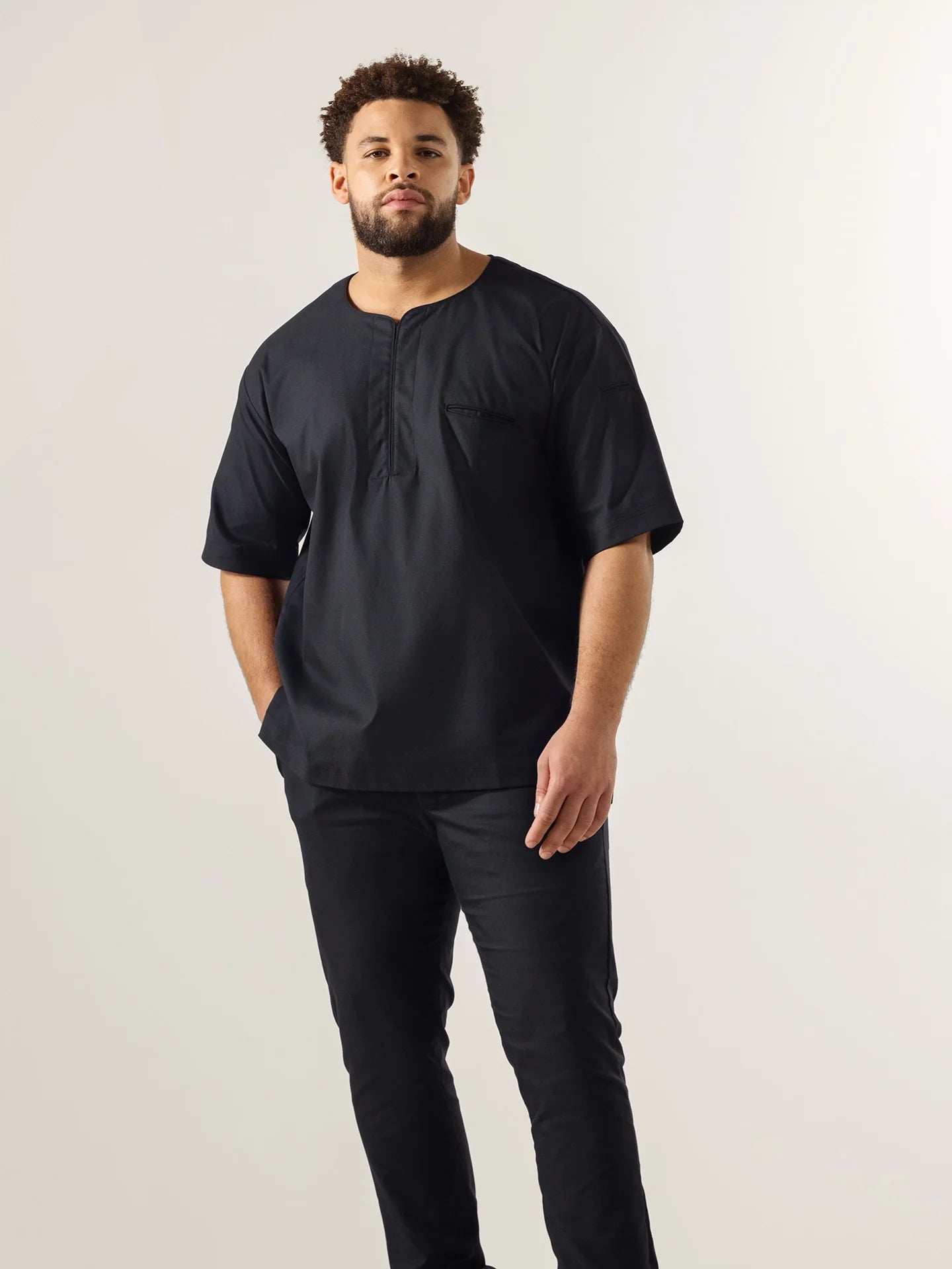 T-shirt Norian Black by Le Nouveau Chef -  ChefsCotton