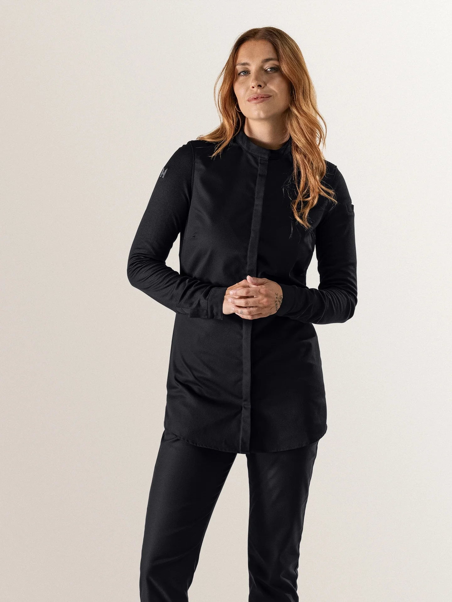 Chef Jacket Jolie Black by Le Nouveau Chef -  ChefsCotton