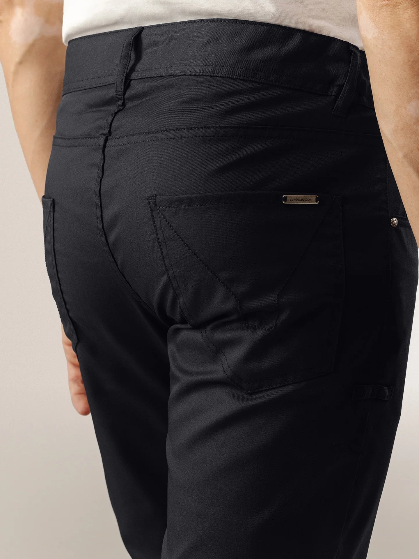 Pants Oregon Black by Le Nouveau Chef -  ChefsCotton