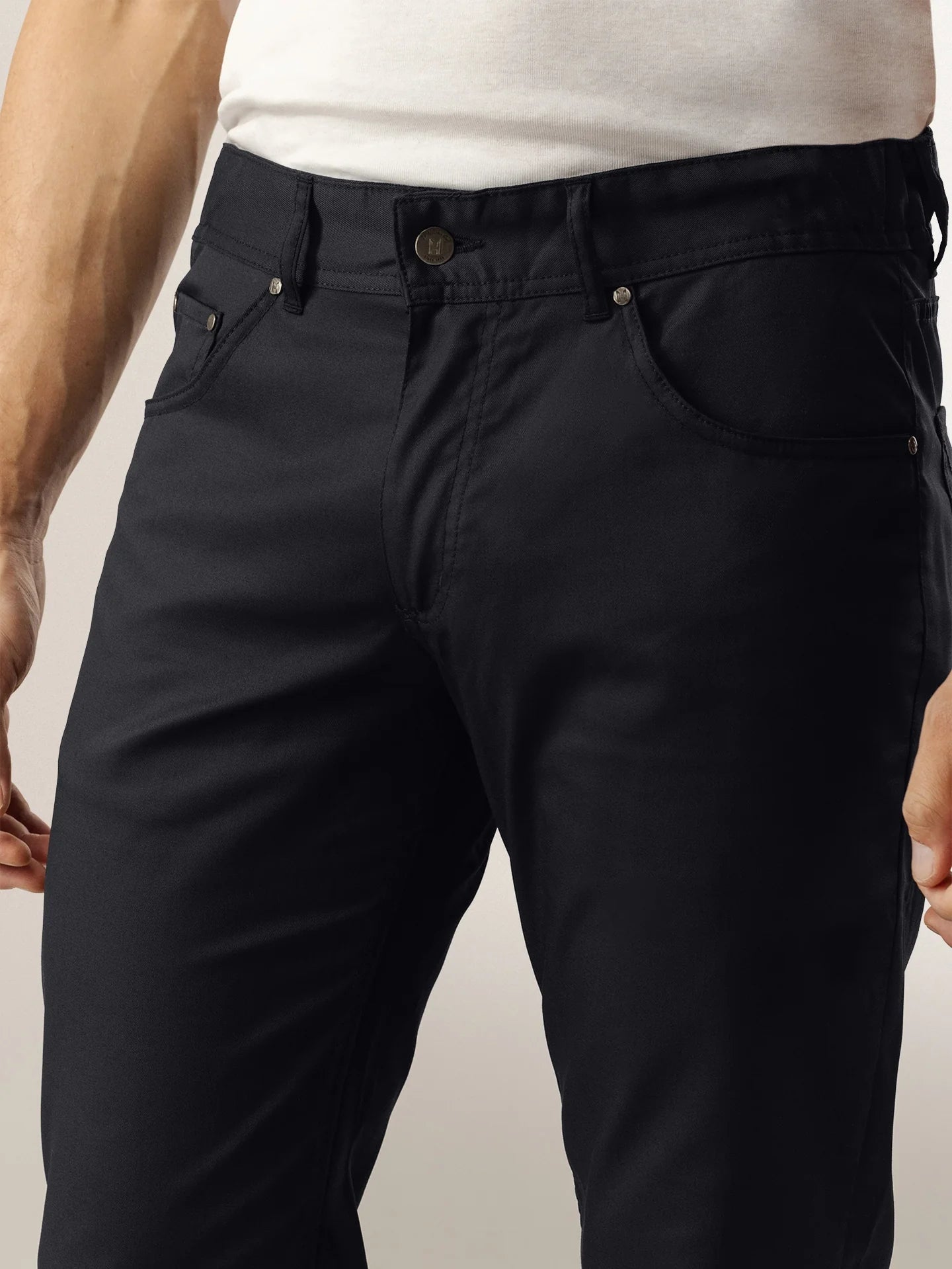 Pants Oregon Black by Le Nouveau Chef -  ChefsCotton