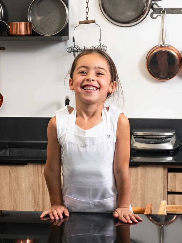Kids Apron Galanga White by LaFont -  ChefsCotton