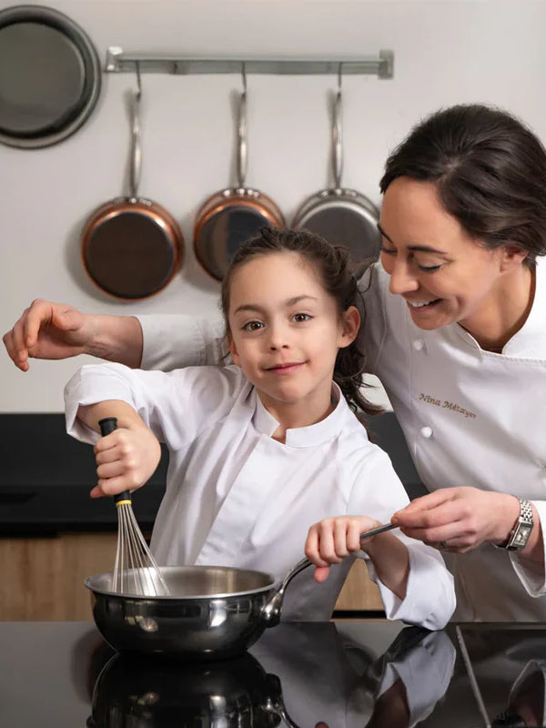 Kids Chef Jacket Basil White by LaFont -  ChefsCotton