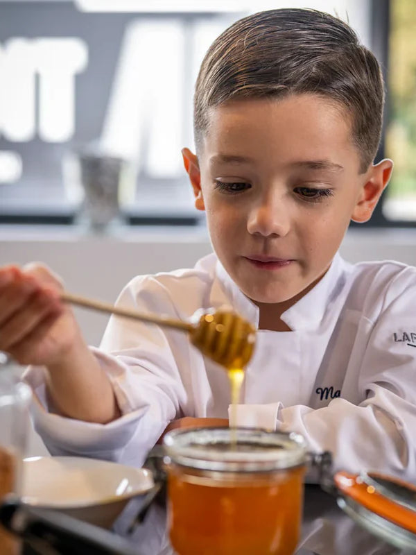 Kids Chef Jacket Basil White by LaFont -  ChefsCotton