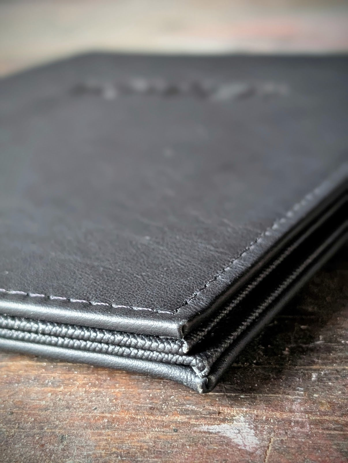 Custom Leather Menu Cover Deluxe Hardcover Style - ChefsCotton