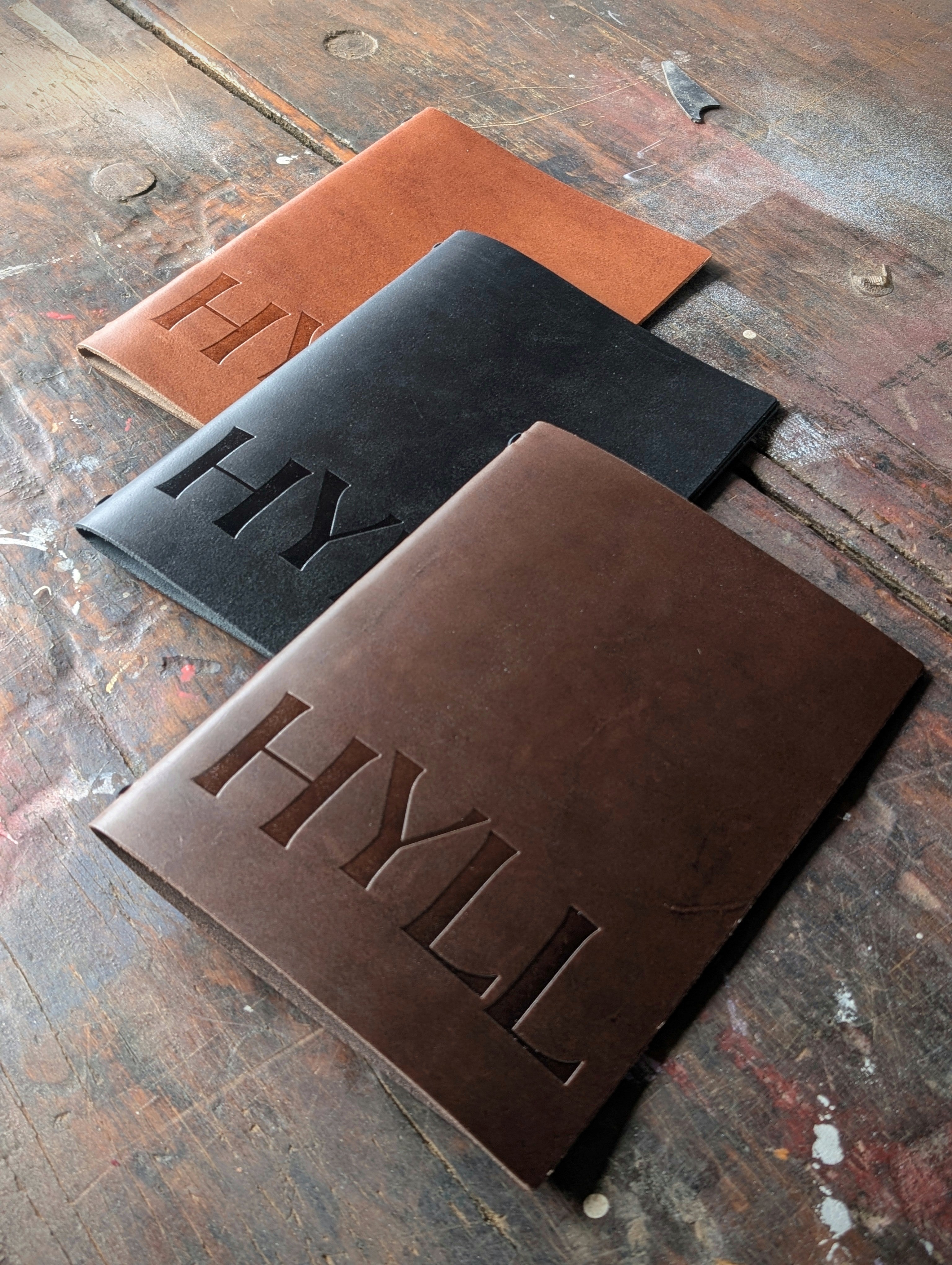 Leather Menu Cover Saddlehide Flex Magazine Style