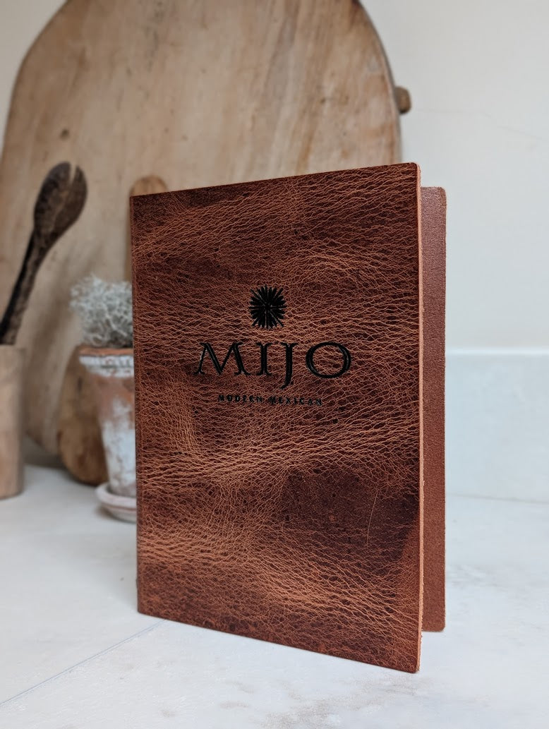 Order and design your custom menu covers at ChefsCotton