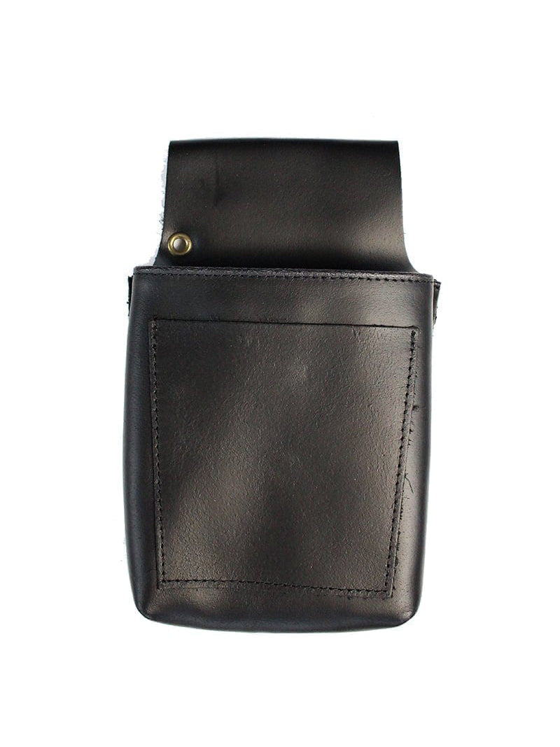 Leather Pouch Black by Handcrafted Leather Aprons -  ChefsCotton
