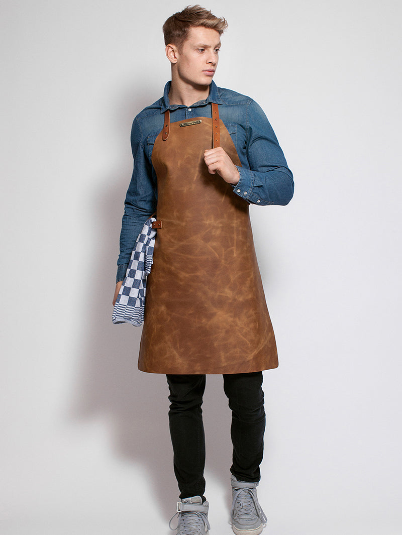 Leather Apron Basic Whiskey by Professional -  ChefsCotton