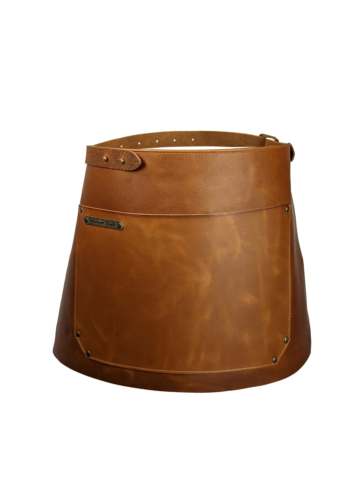 Leather Waist Apron Rustic Whiskey
