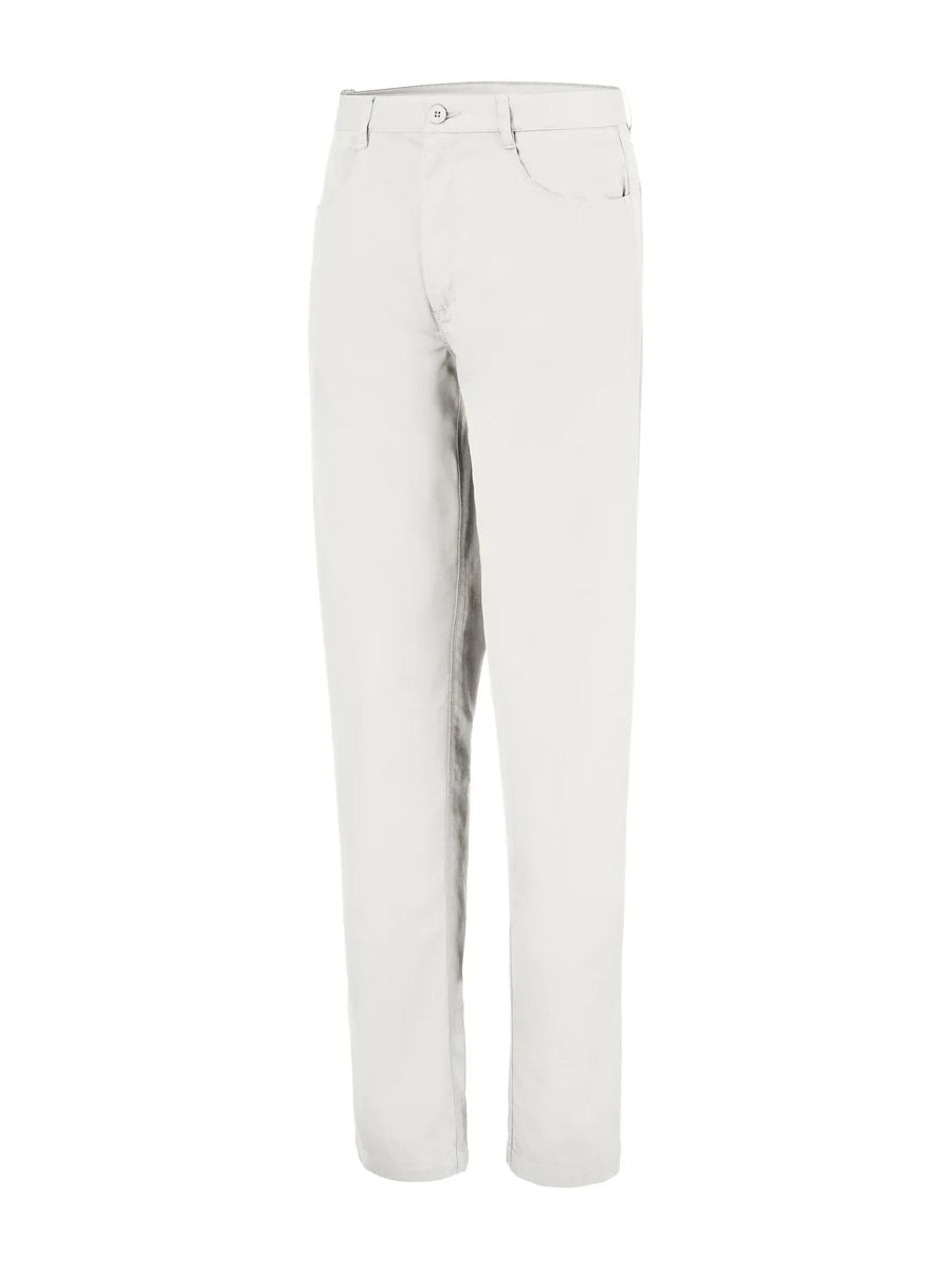 Balard men’s kitchen and service catering pants in White by La Font | ChefsCotton