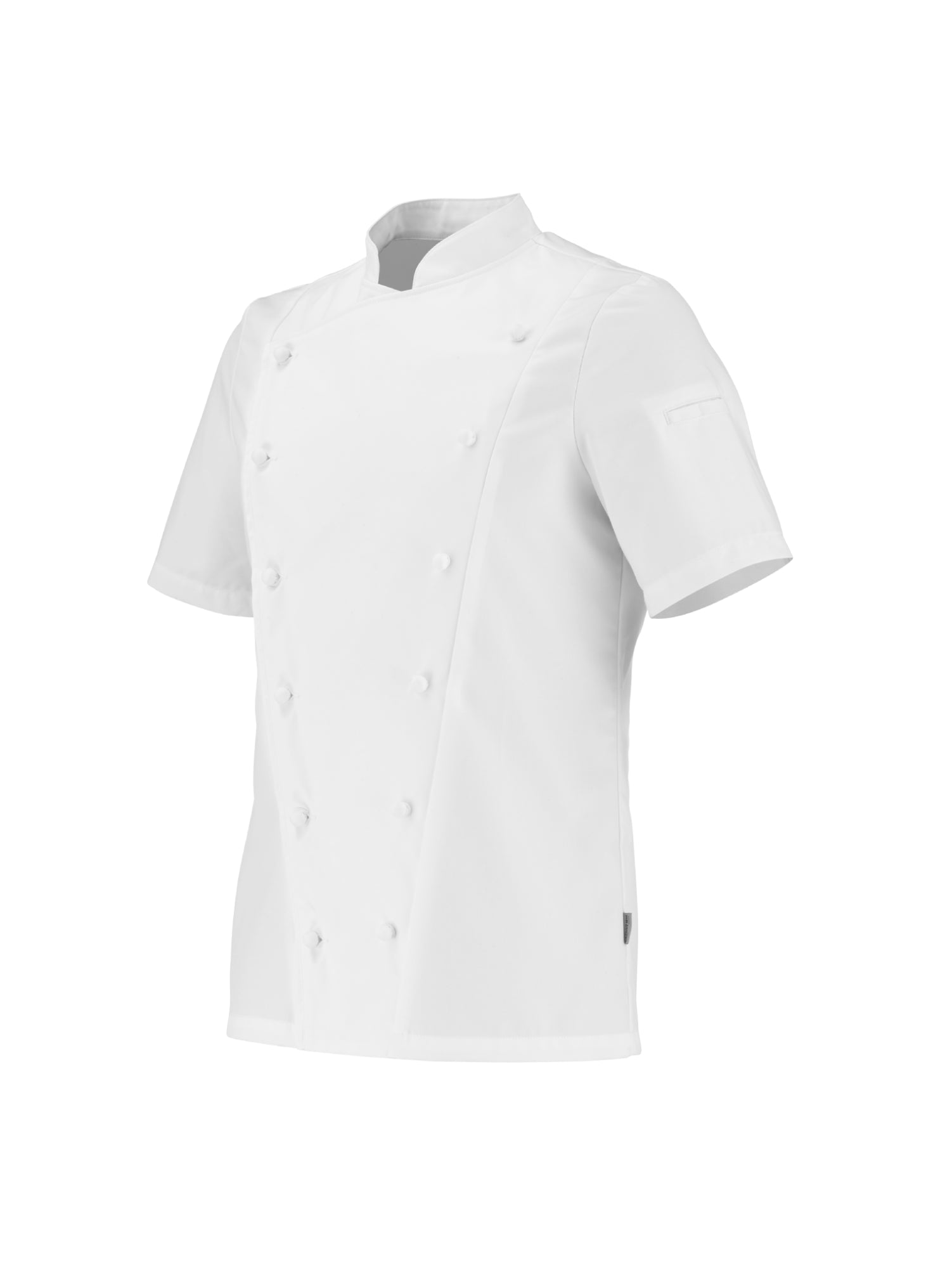 Men's Short-Sleeved Chef Jacket Platine White by LaFont - ChefsCotton