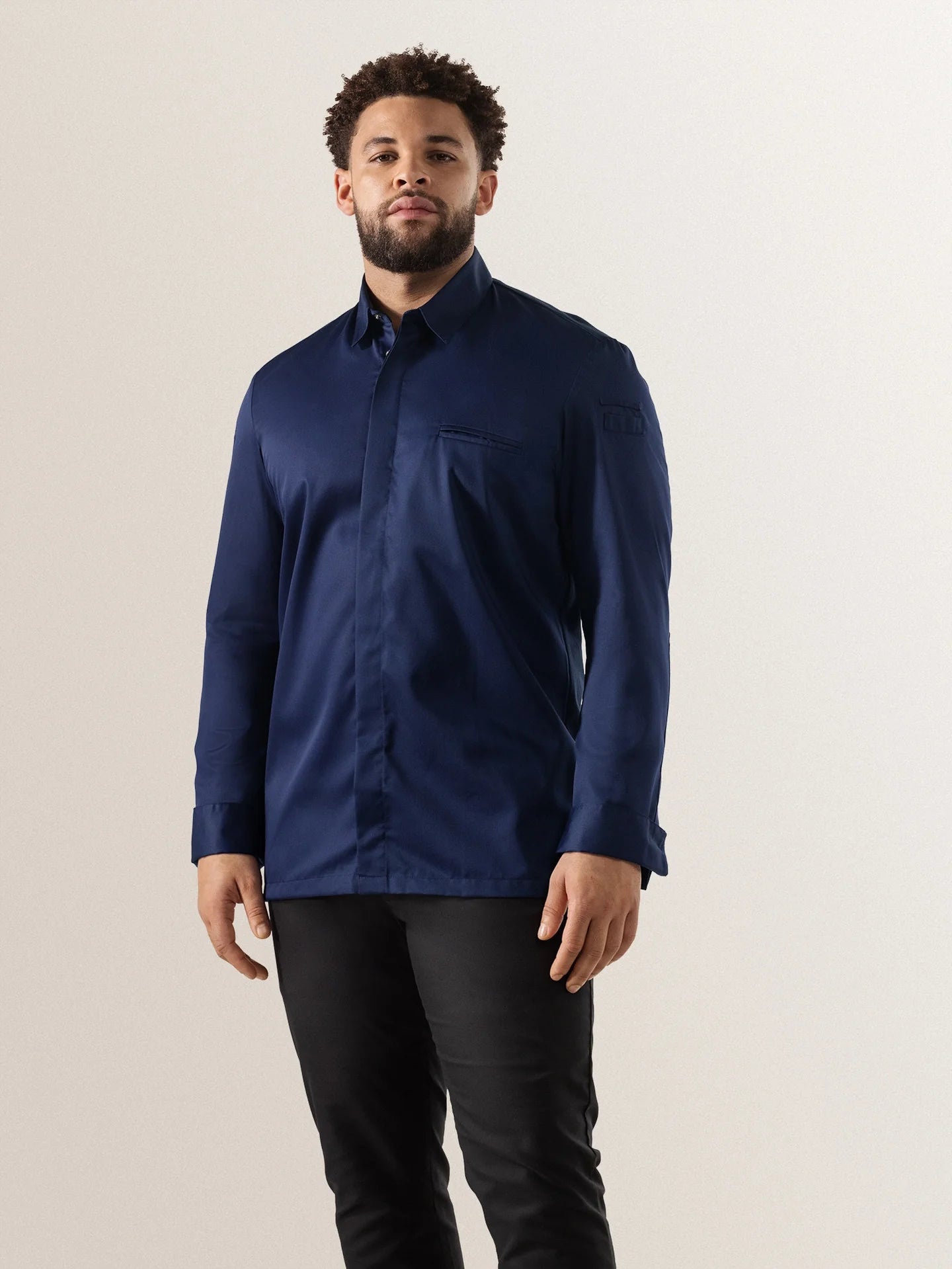 Chef Jacket Angelo Patriot Blue by Le Nouveau Chef -  ChefsCotton