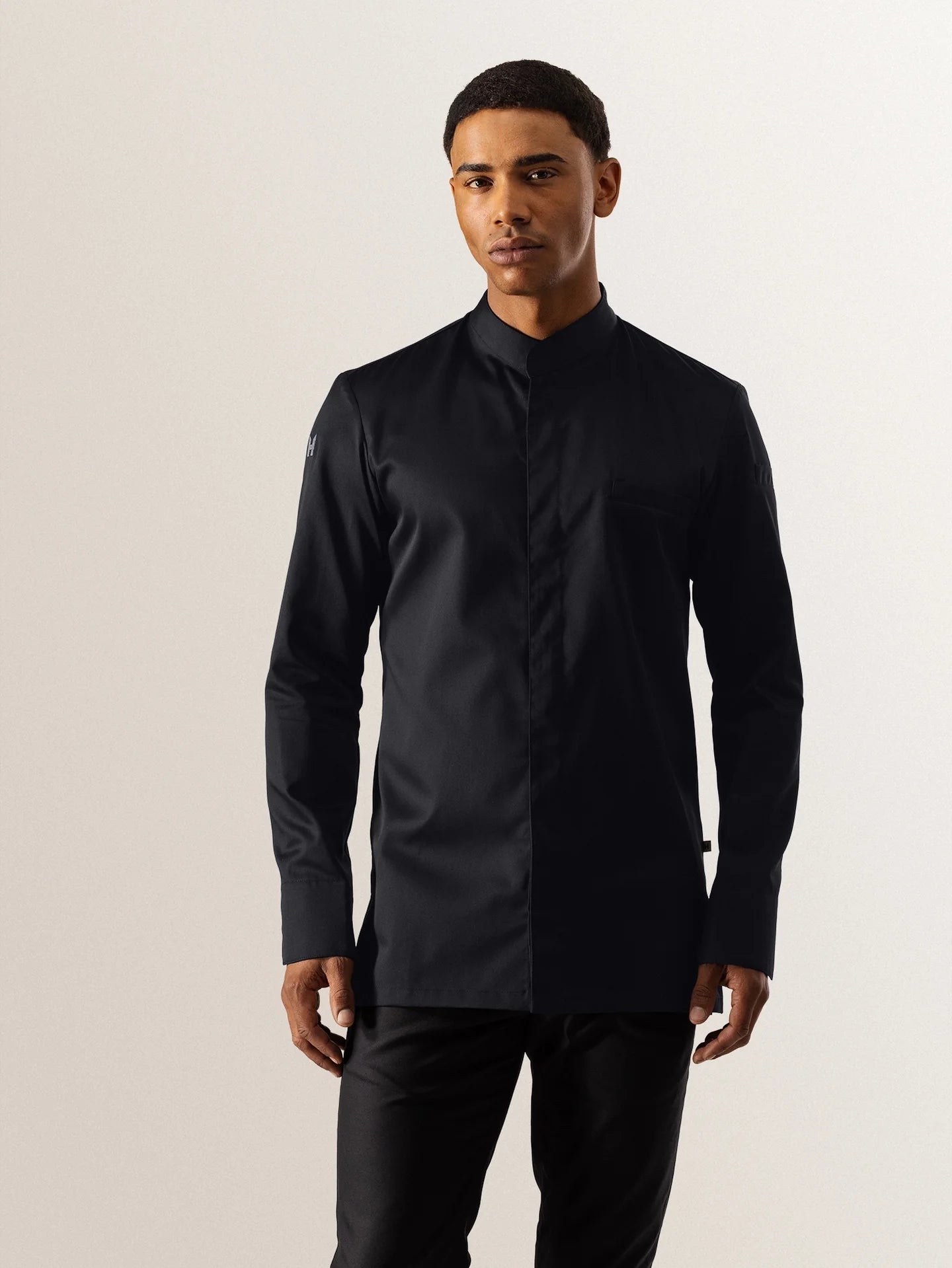 Chef Jacket Gusto Black by Le Nouveau Chef -  ChefsCotton