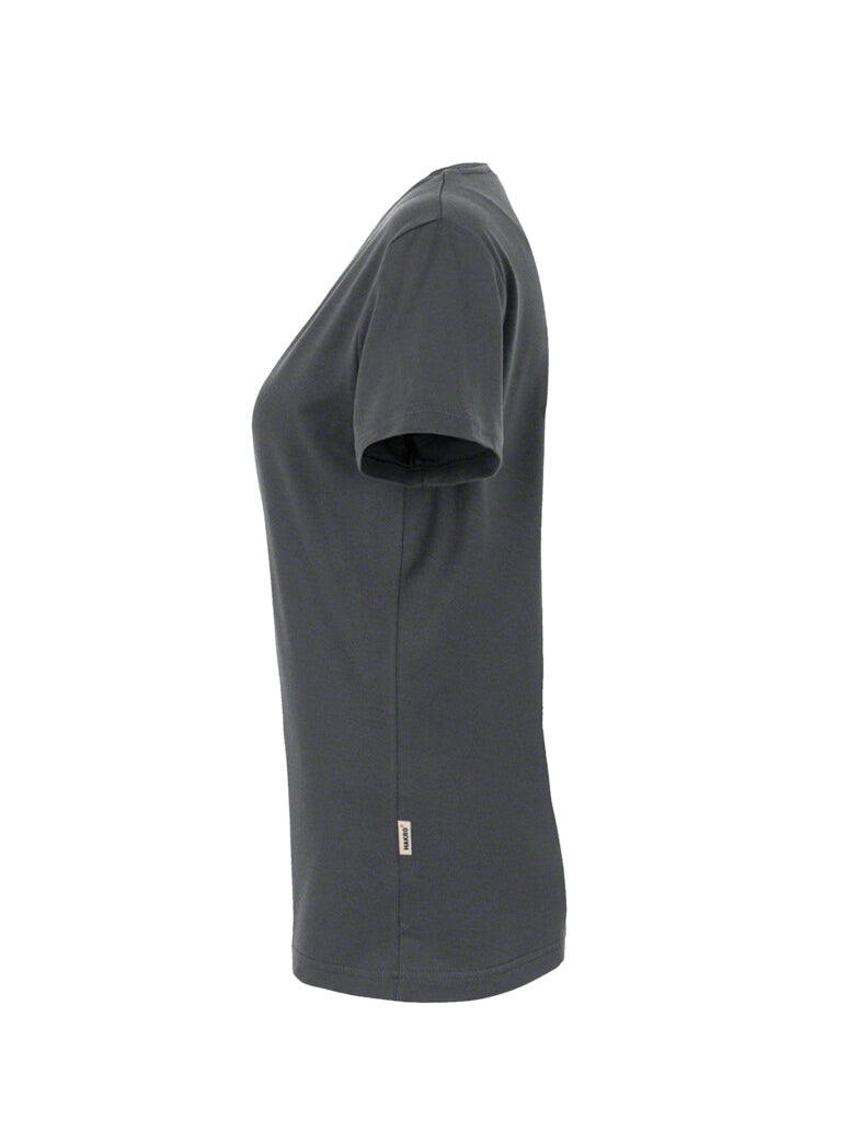 Performance Women V-Shirt Mikralinar® Anthracite by Hakro -  ChefsCotton