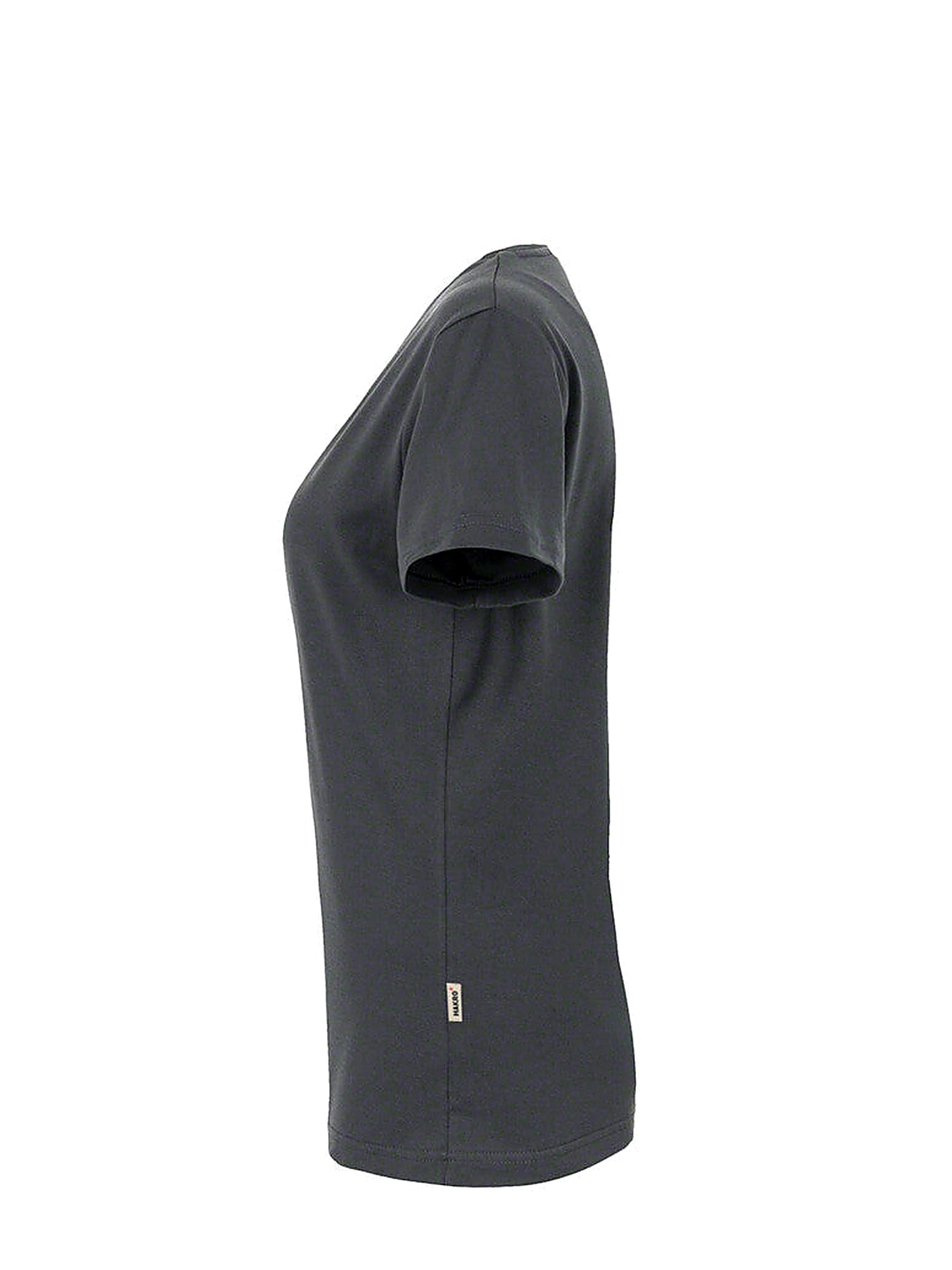 Performance Women V-Shirt Mikralinar® Anthracite by Hakro - ChefsCotton